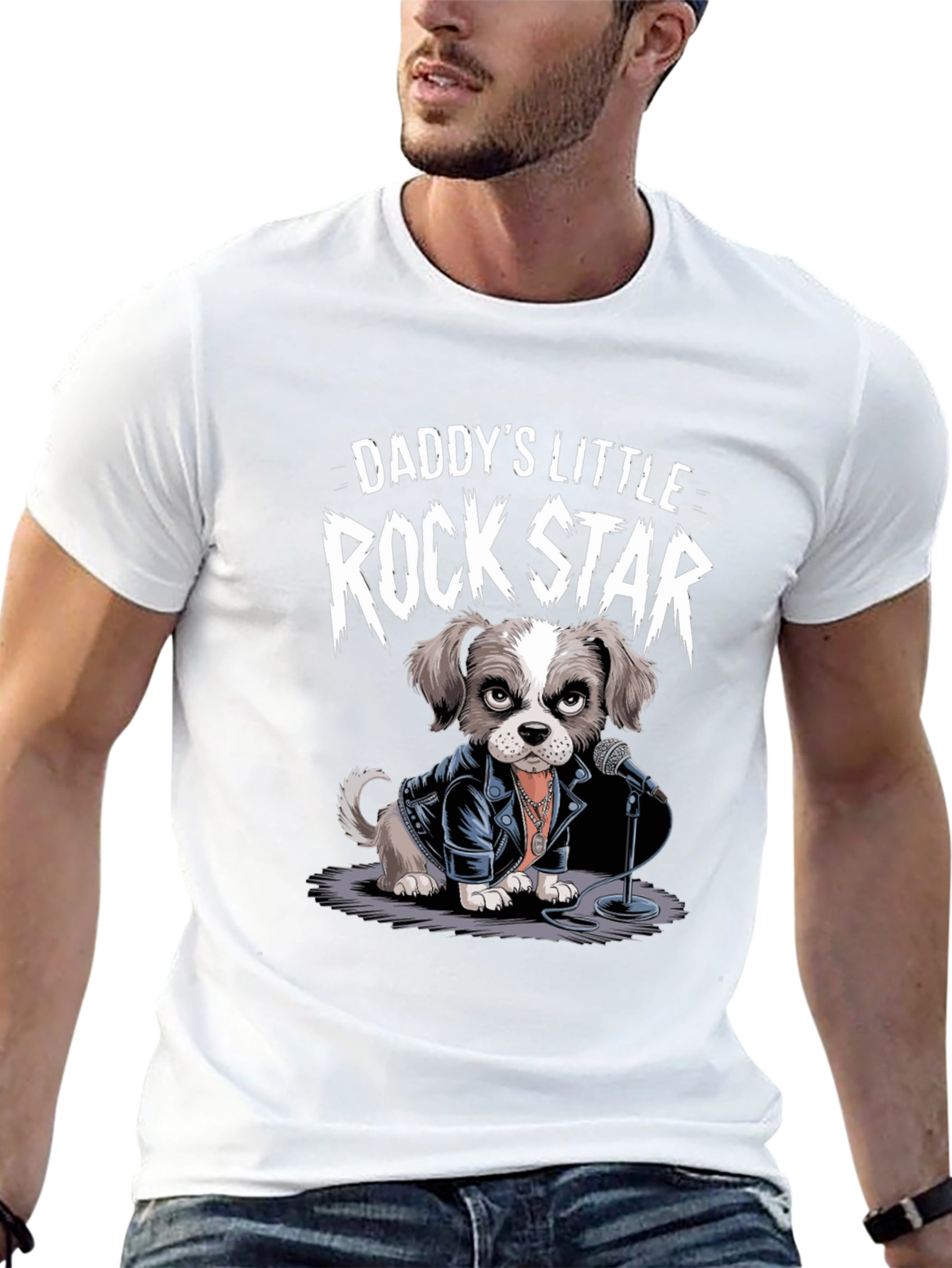 Daddys Little Rock Star T-Shirt