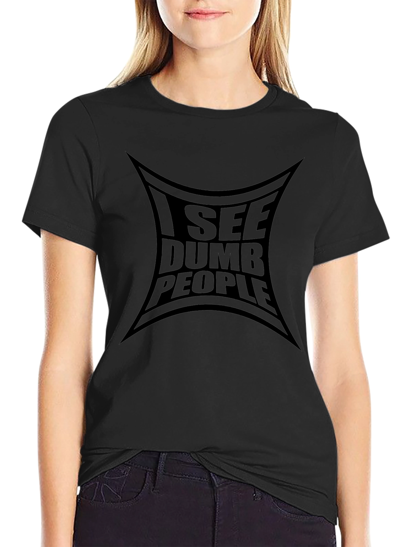 I See Dumb People T-Shirt - Funny Graphic Tee