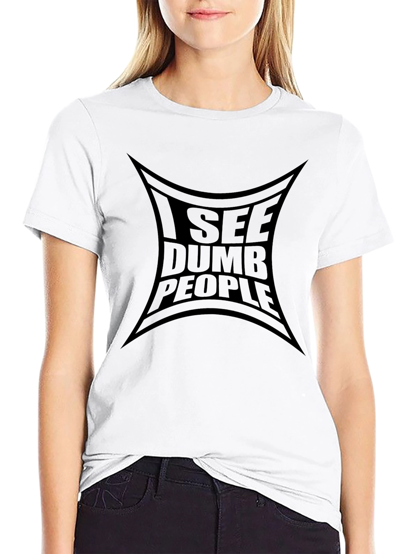I See Dumb People T-Shirt - Funny Graphic Tee