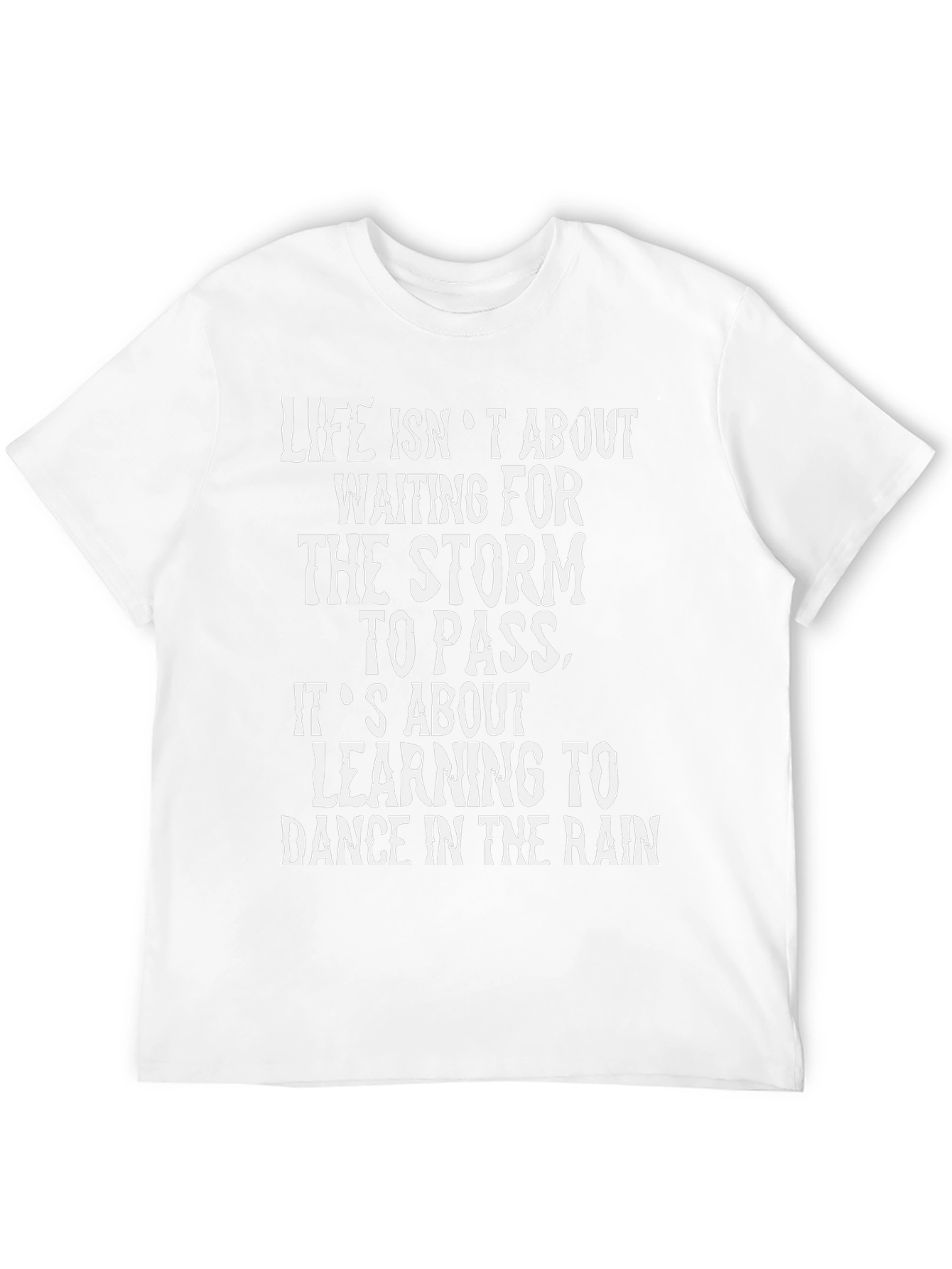 Life Isnt About Waiting T-Shirt - Inspirational Quote