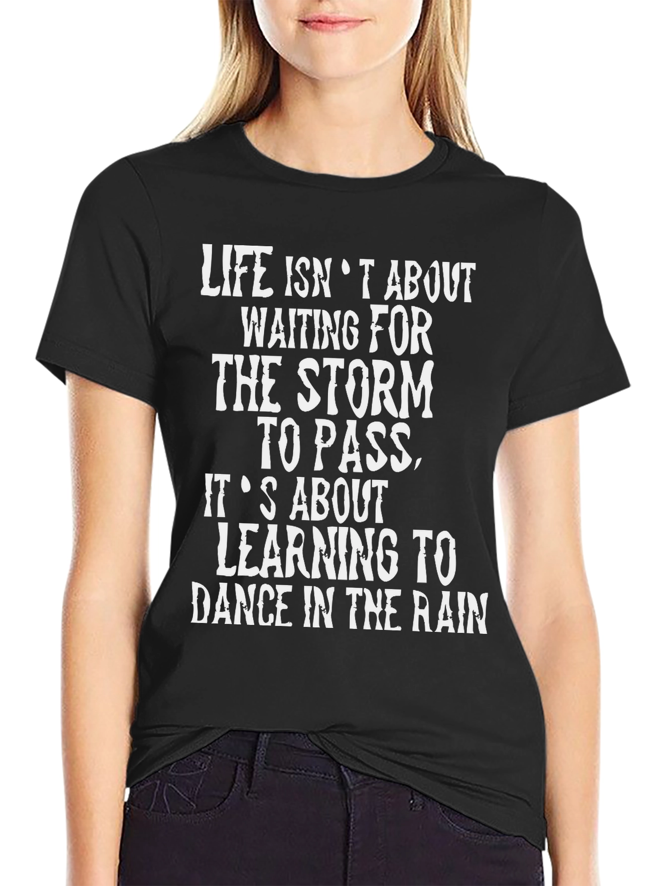 Life Isnt About Waiting T-Shirt - Inspirational Quote