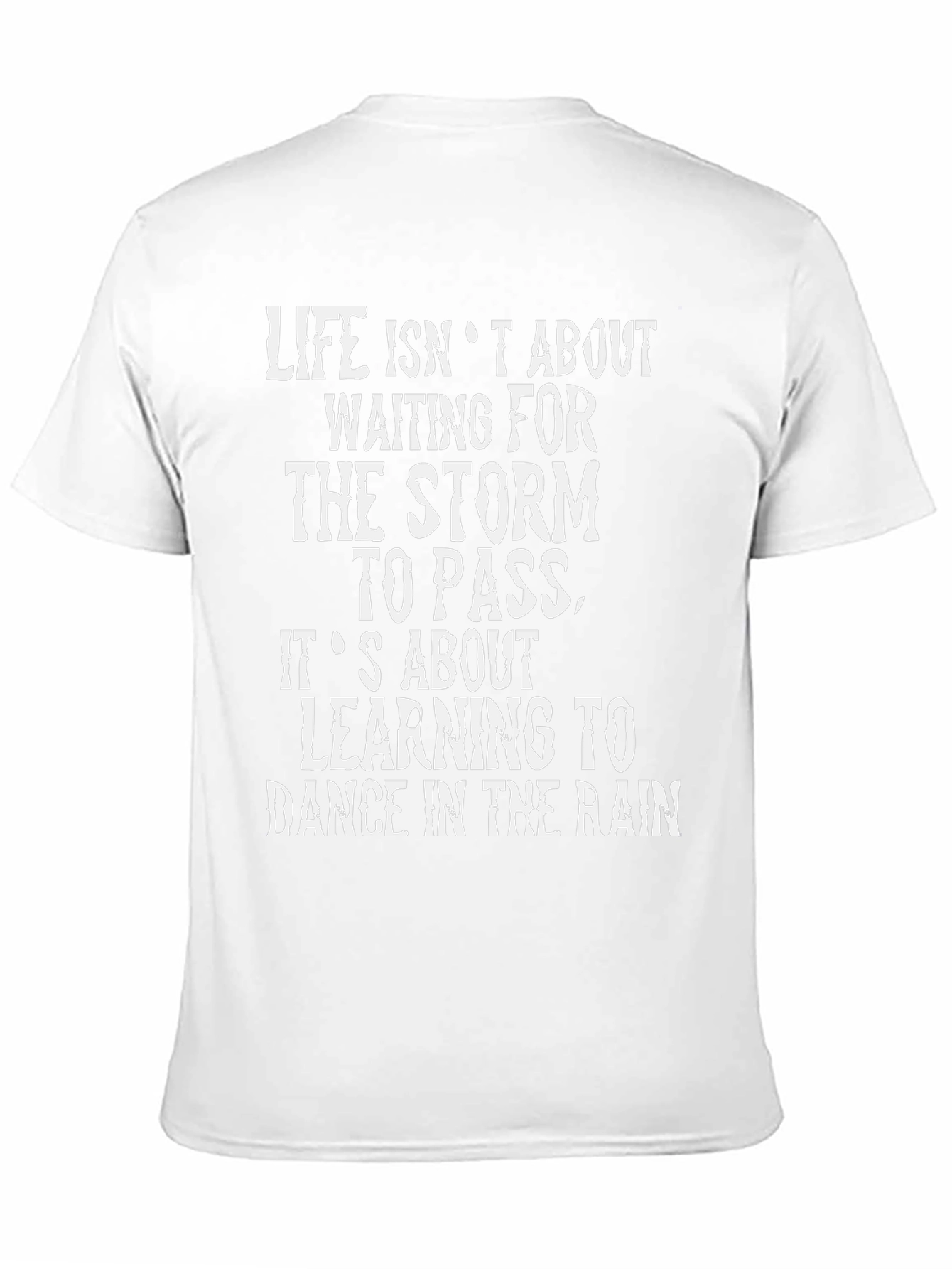 Life Isnt About Waiting T-Shirt - Inspirational Quote