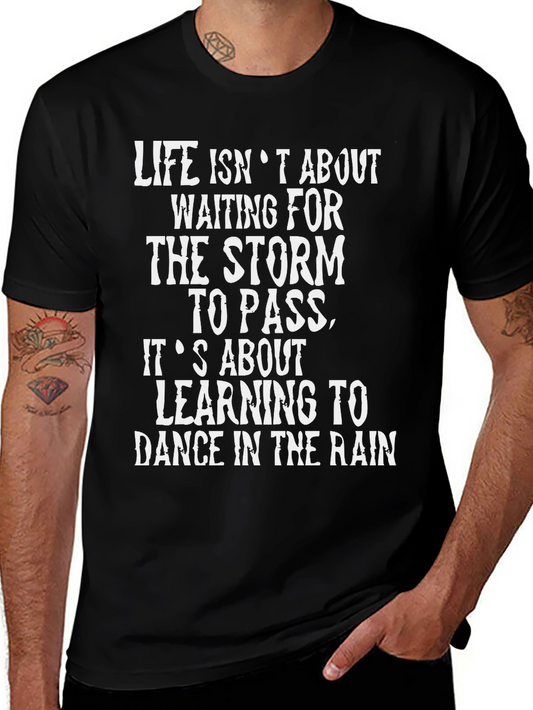 Life Isnt About Waiting T-Shirt - Inspirational Quote