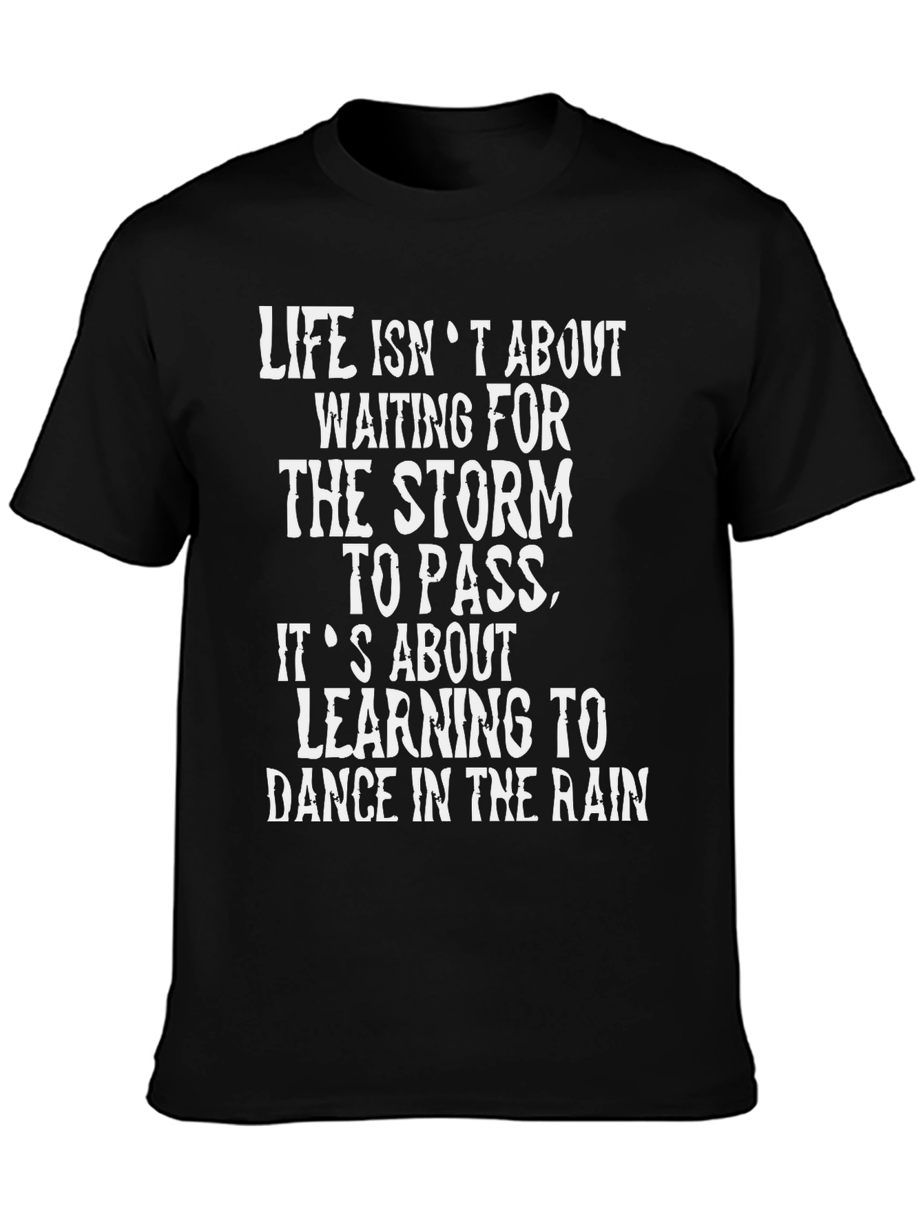 Life Isnt About Waiting T-Shirt - Inspirational Quote