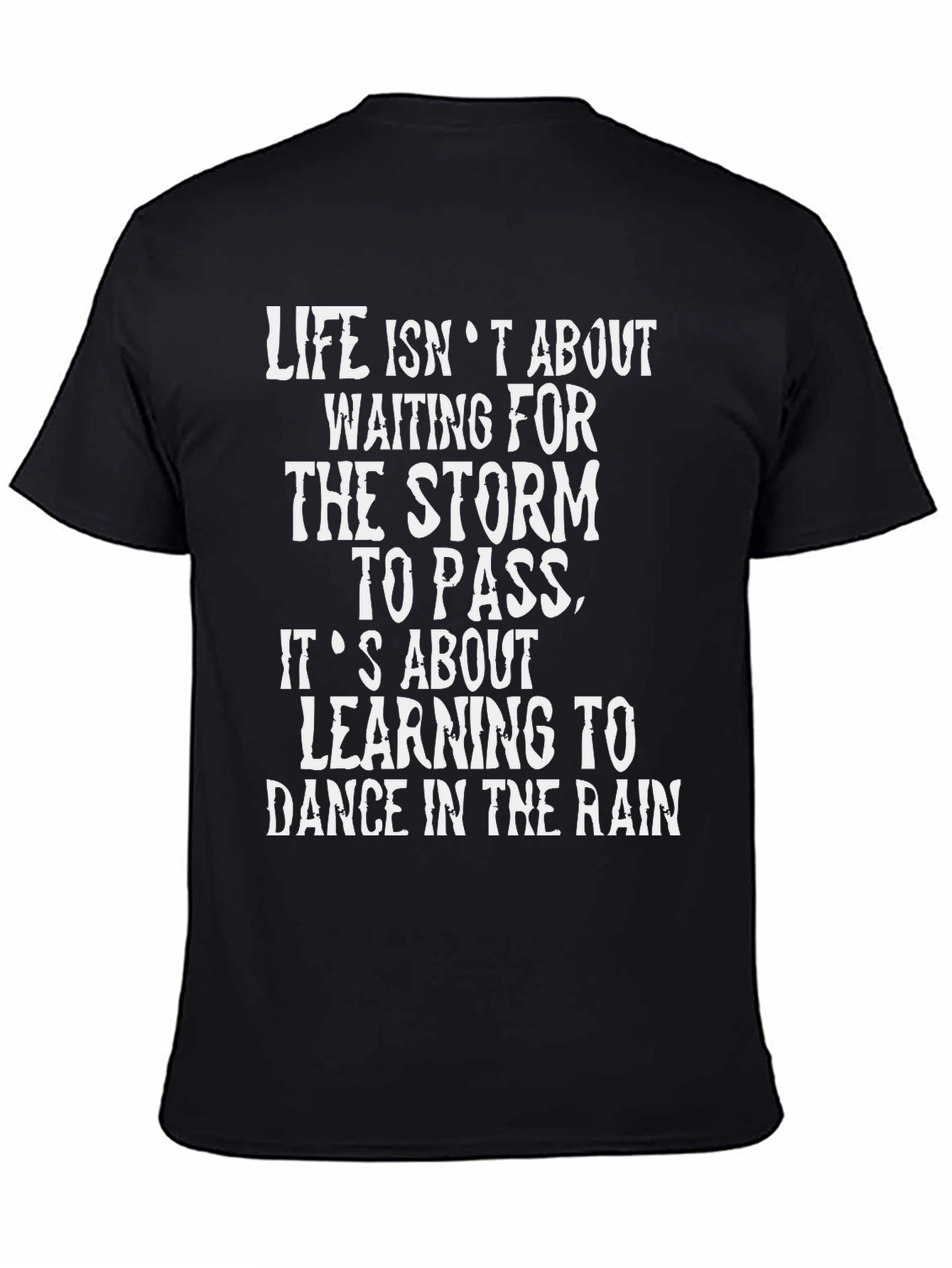 Life Isnt About Waiting T-Shirt - Inspirational Quote