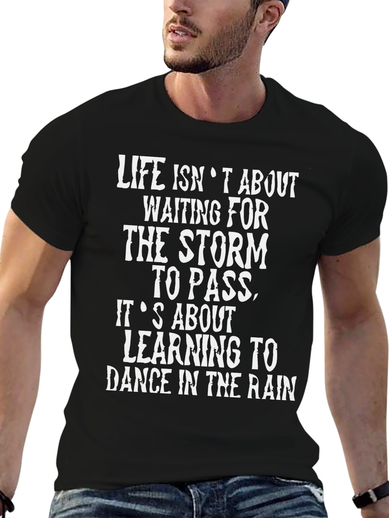 Life Isnt About Waiting T-Shirt - Inspirational Quote