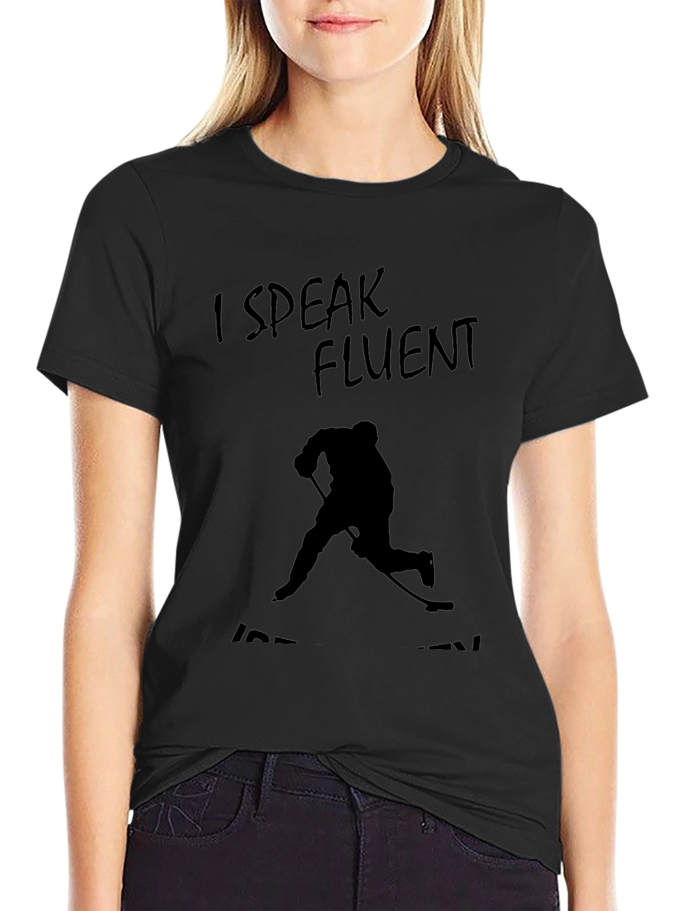 I Speak Fluent Ice Hockey T-Shirt