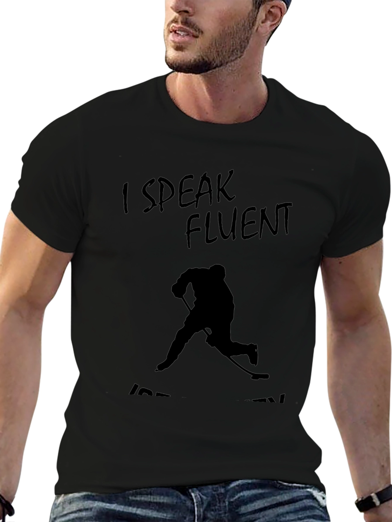 I Speak Fluent Ice Hockey T-Shirt