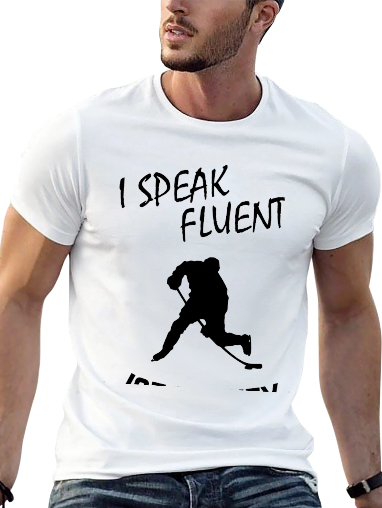 I Speak Fluent Ice Hockey T-Shirt