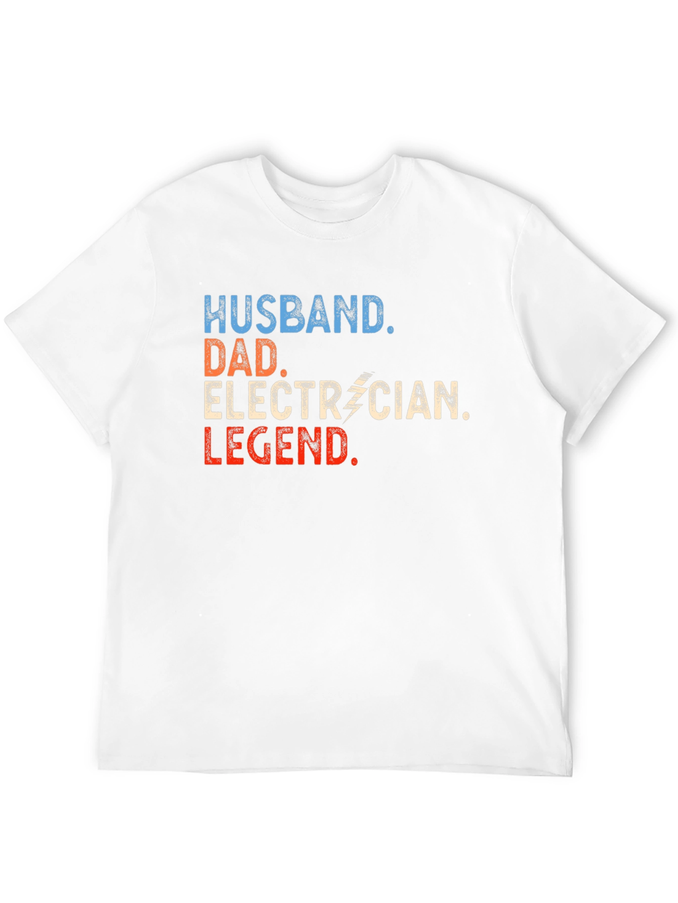 Husband Dad Electrician Legend Graphic Tee