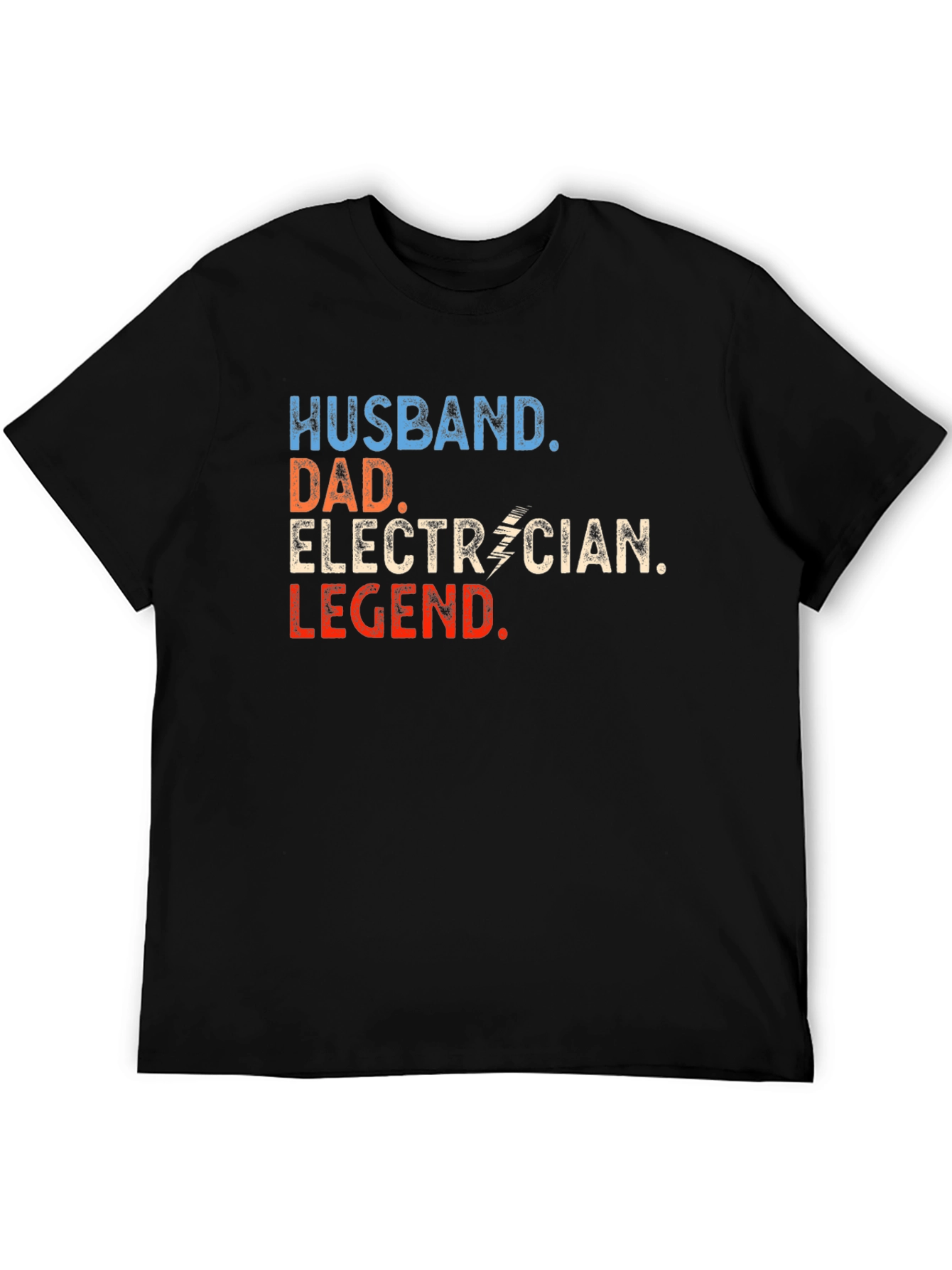 Husband Dad Electrician Legend Graphic Tee