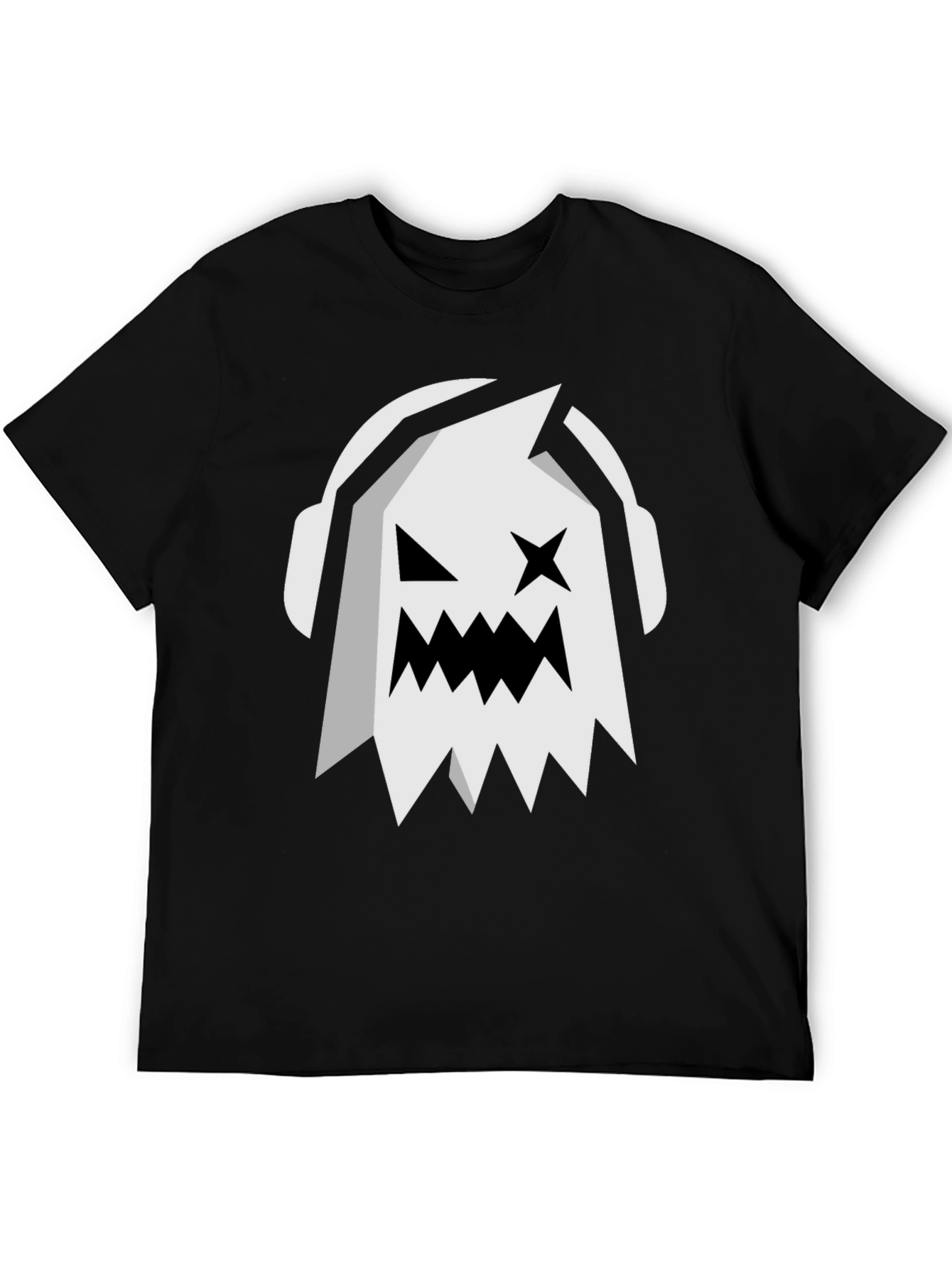 Ghost DJ Black T-Shirt - Spooky Beats!