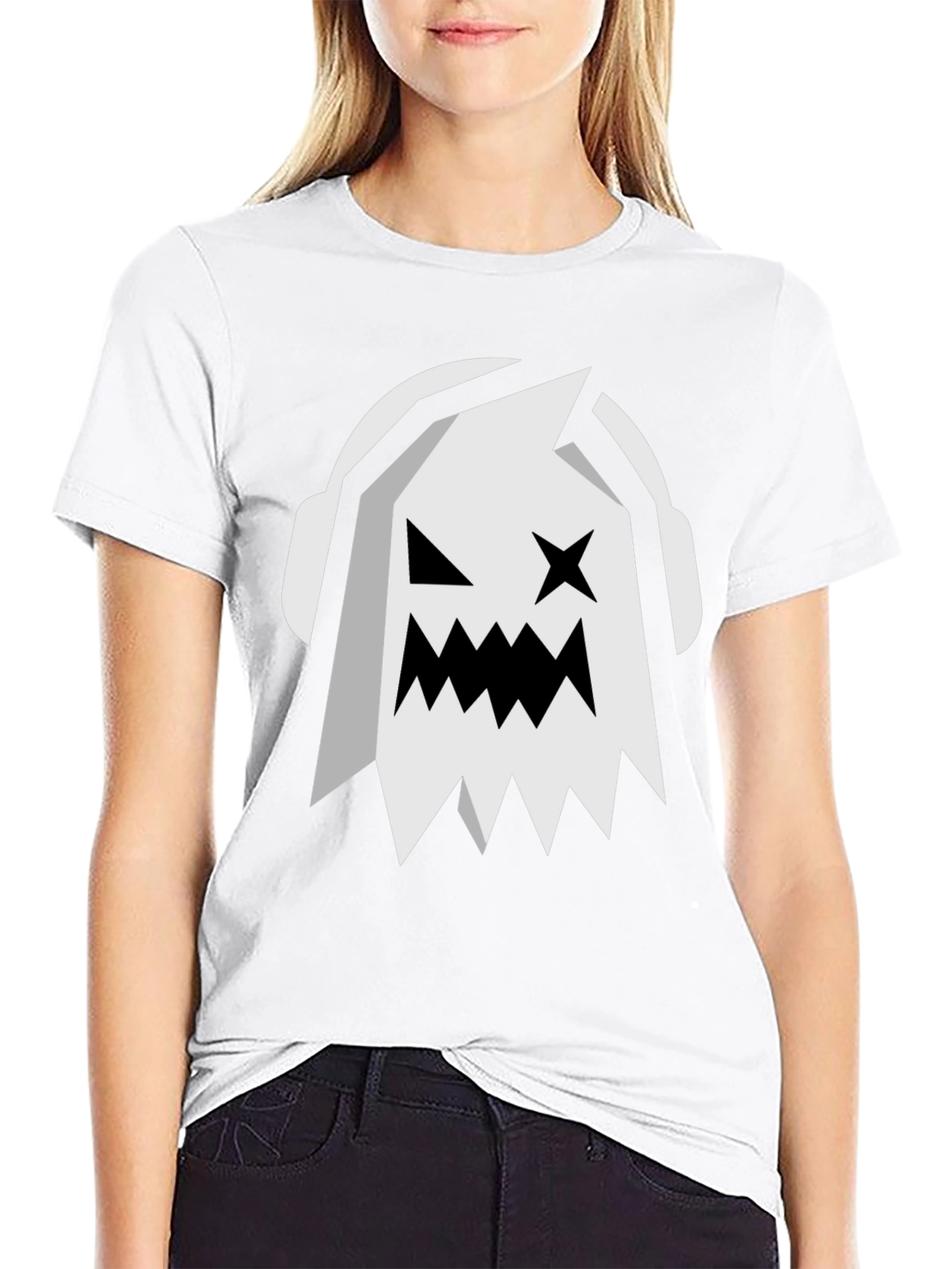 Ghost DJ Black T-Shirt - Spooky Beats!