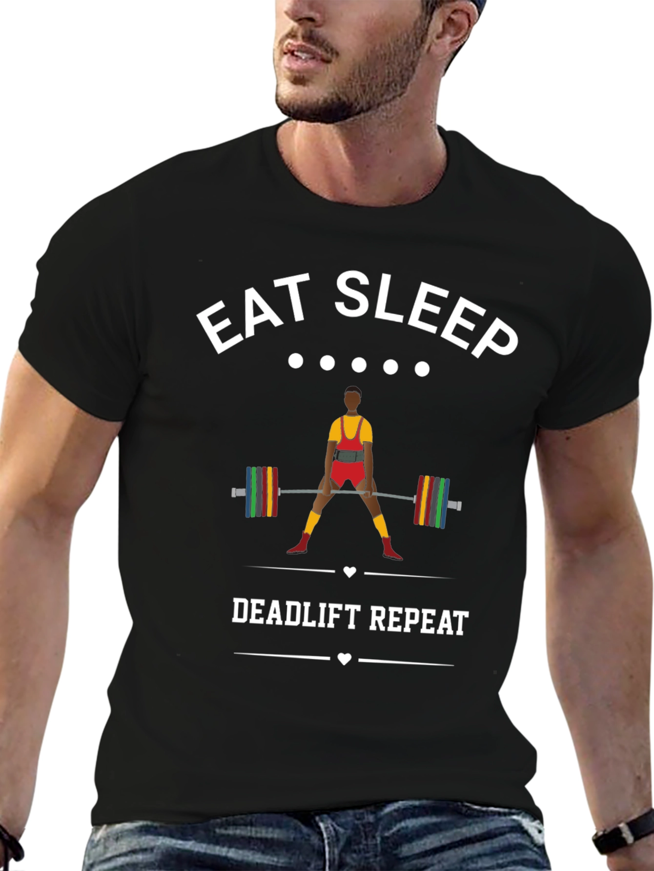 Eat Sleep Deadlift Repeat T-Shirt