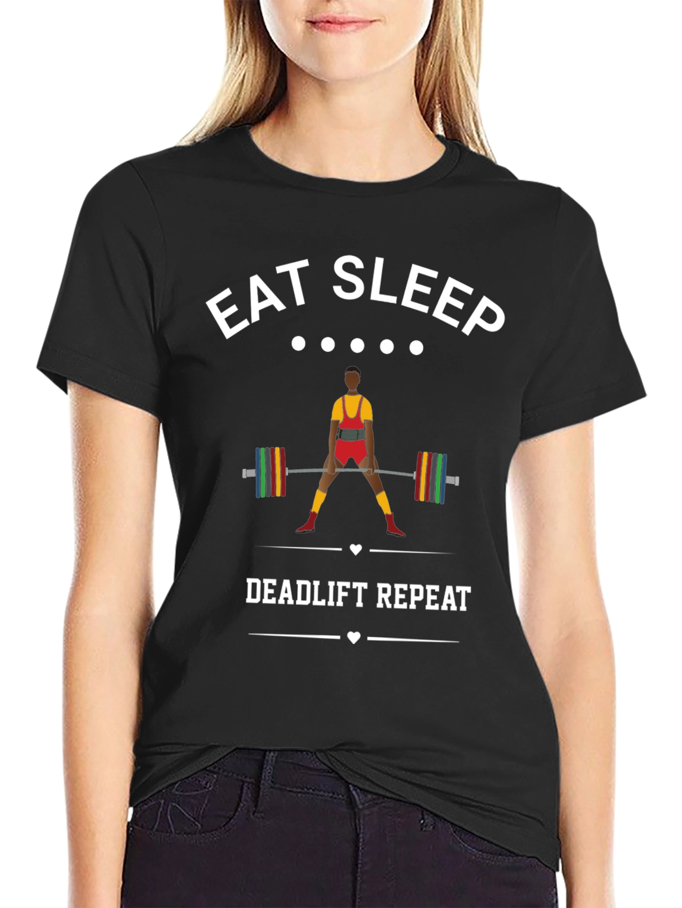 Eat Sleep Deadlift Repeat T-Shirt
