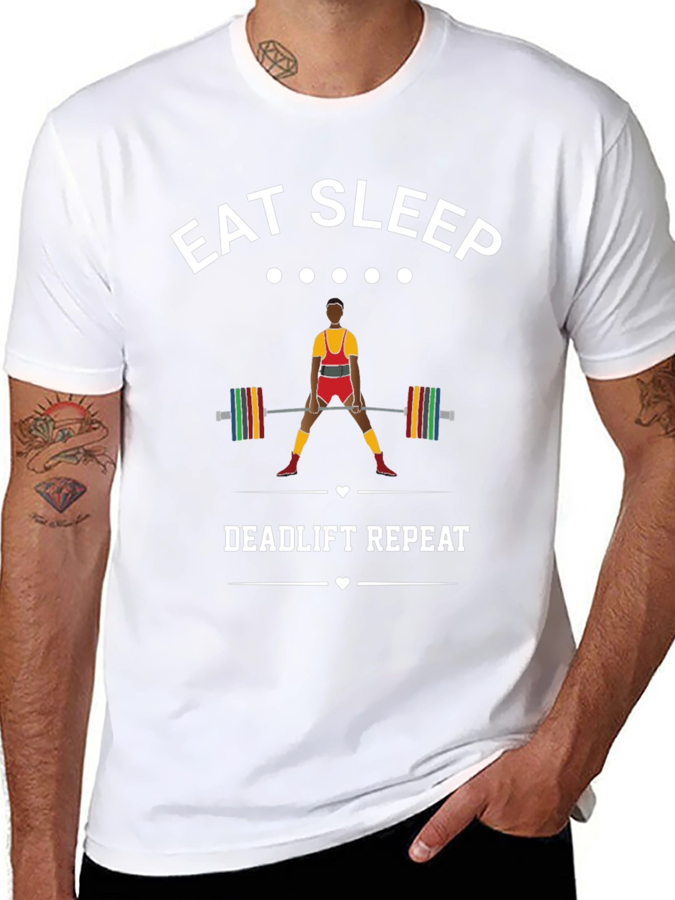 Eat Sleep Deadlift Repeat T-Shirt