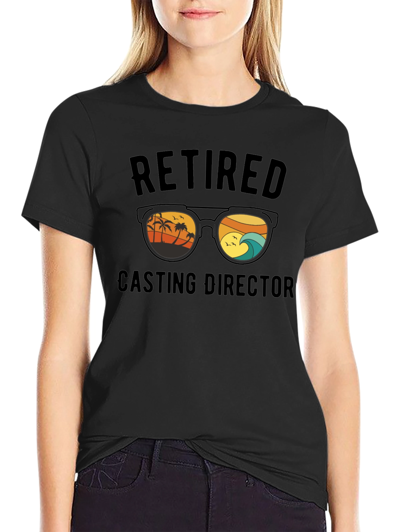 Retired Casting Director Beach T-Shirt
