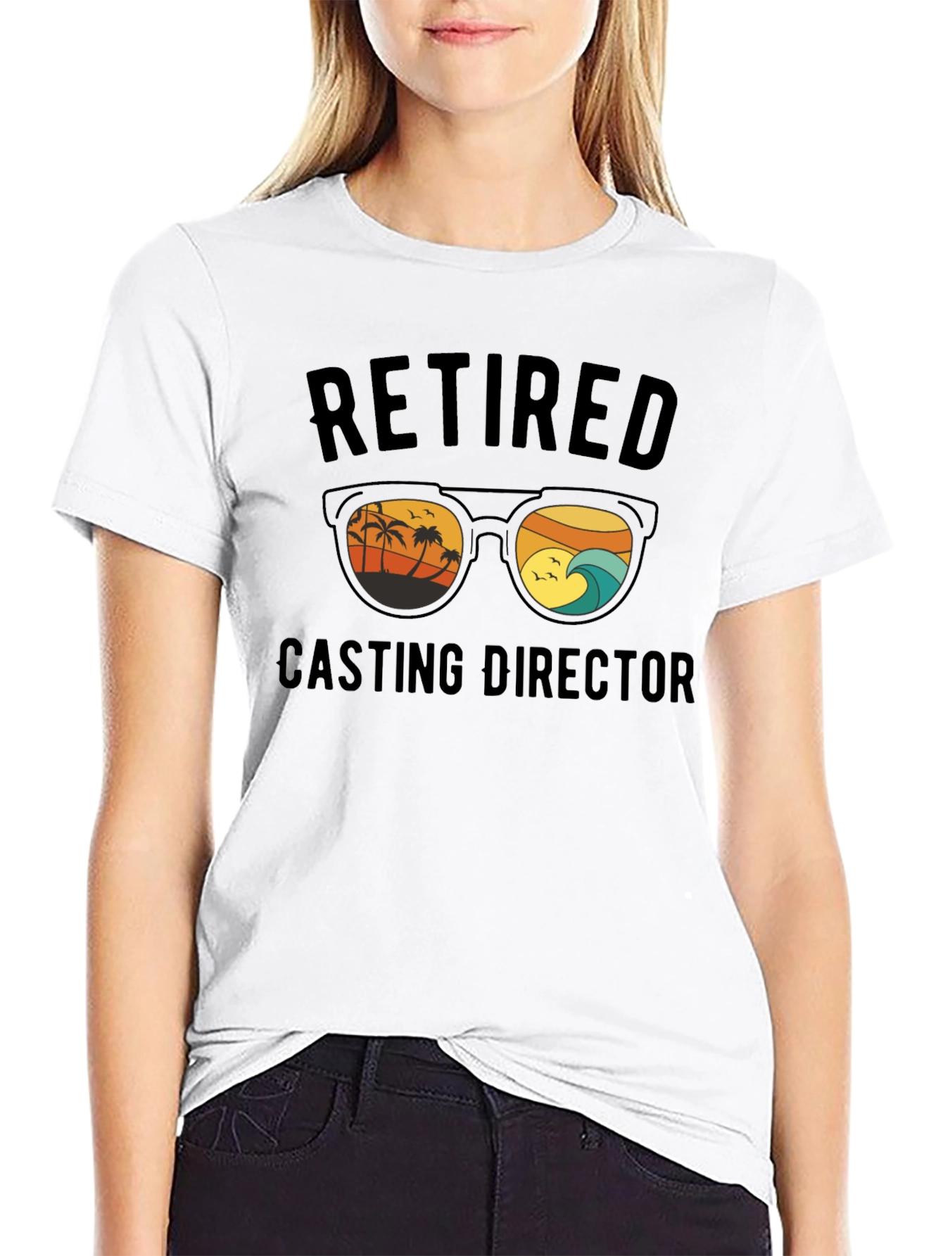 Retired Casting Director Beach T-Shirt