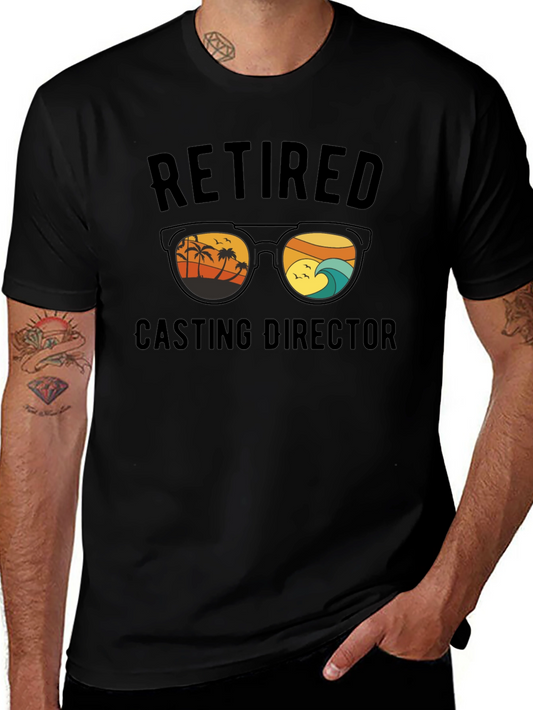 Retired Casting Director Beach T-Shirt