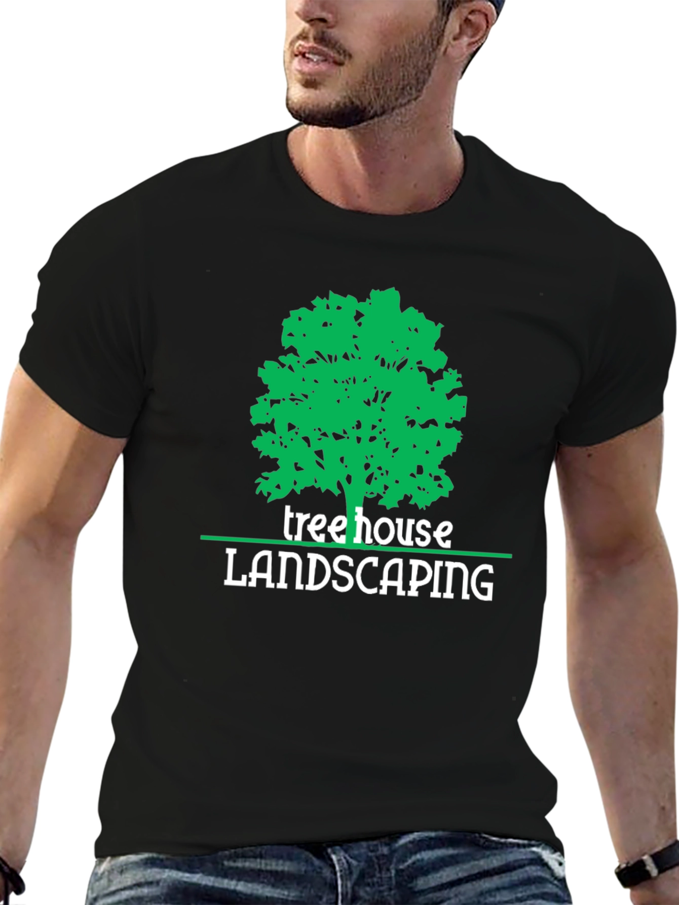 Treehouse Landscaping Graphic T-Shirt