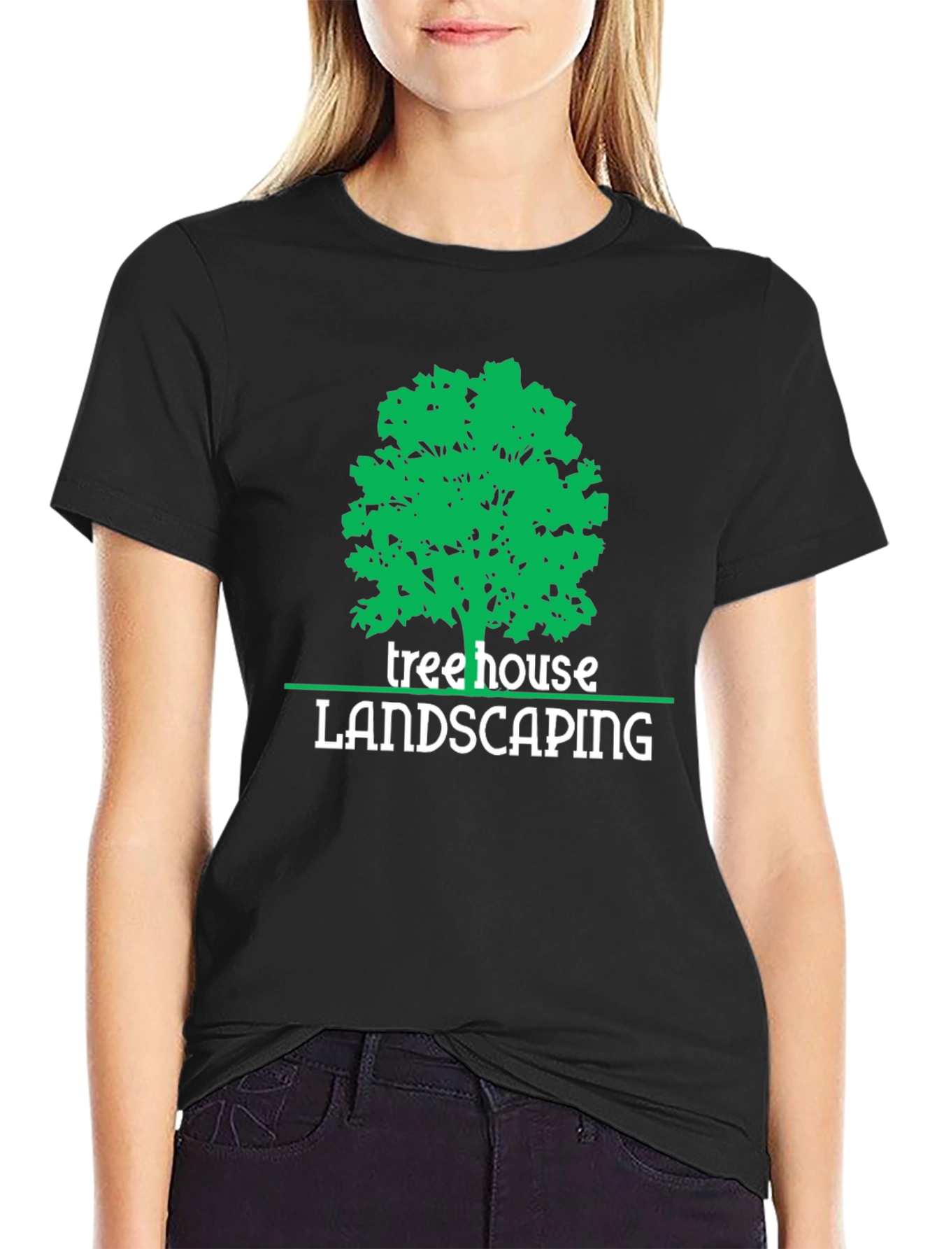 Treehouse Landscaping Graphic T-Shirt