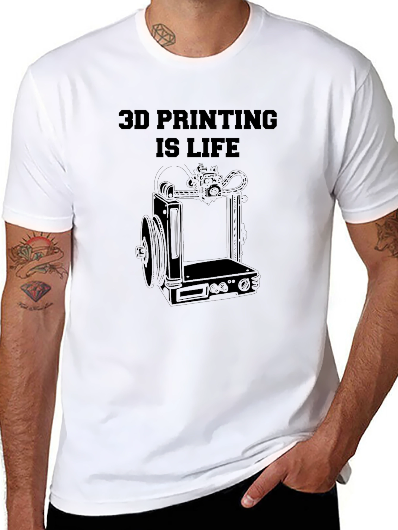 3D Printing Is Life - Graphic T-Shirt