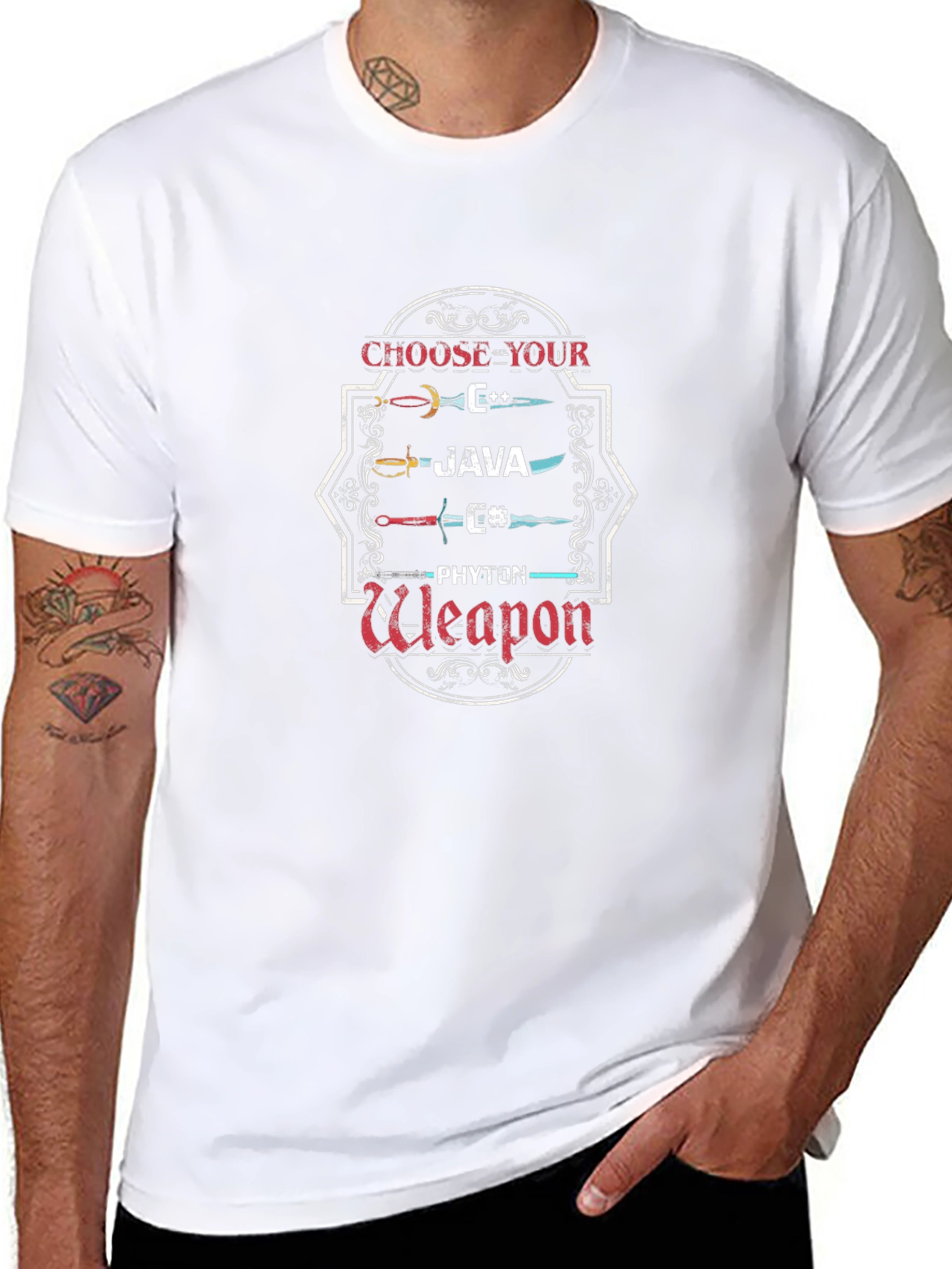 Choose Your Weapon Programmer T-Shirt