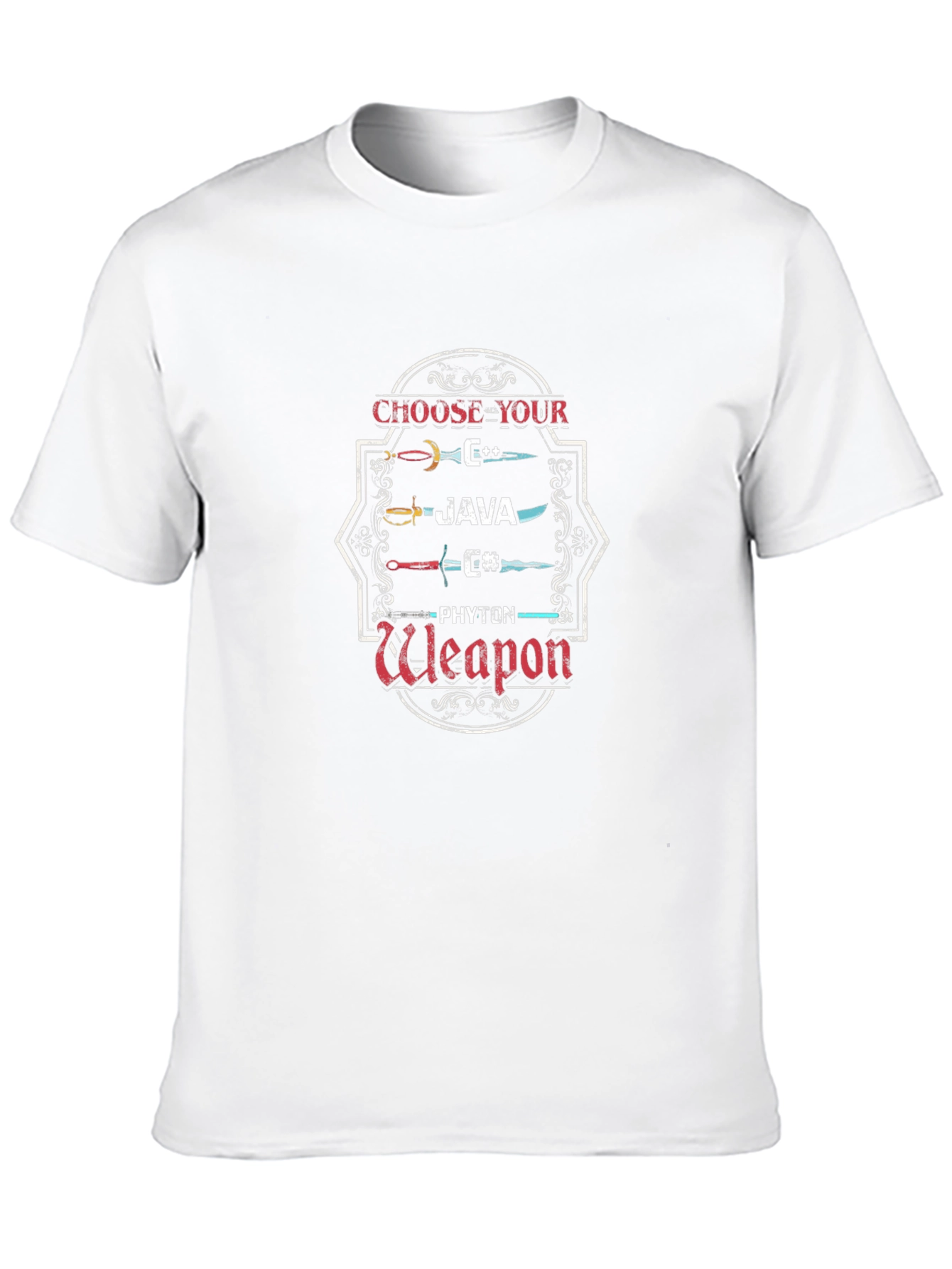 Choose Your Weapon Programmer T-Shirt