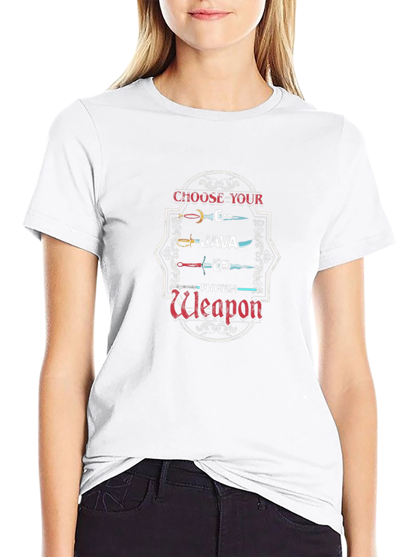 Choose Your Weapon Programmer T-Shirt