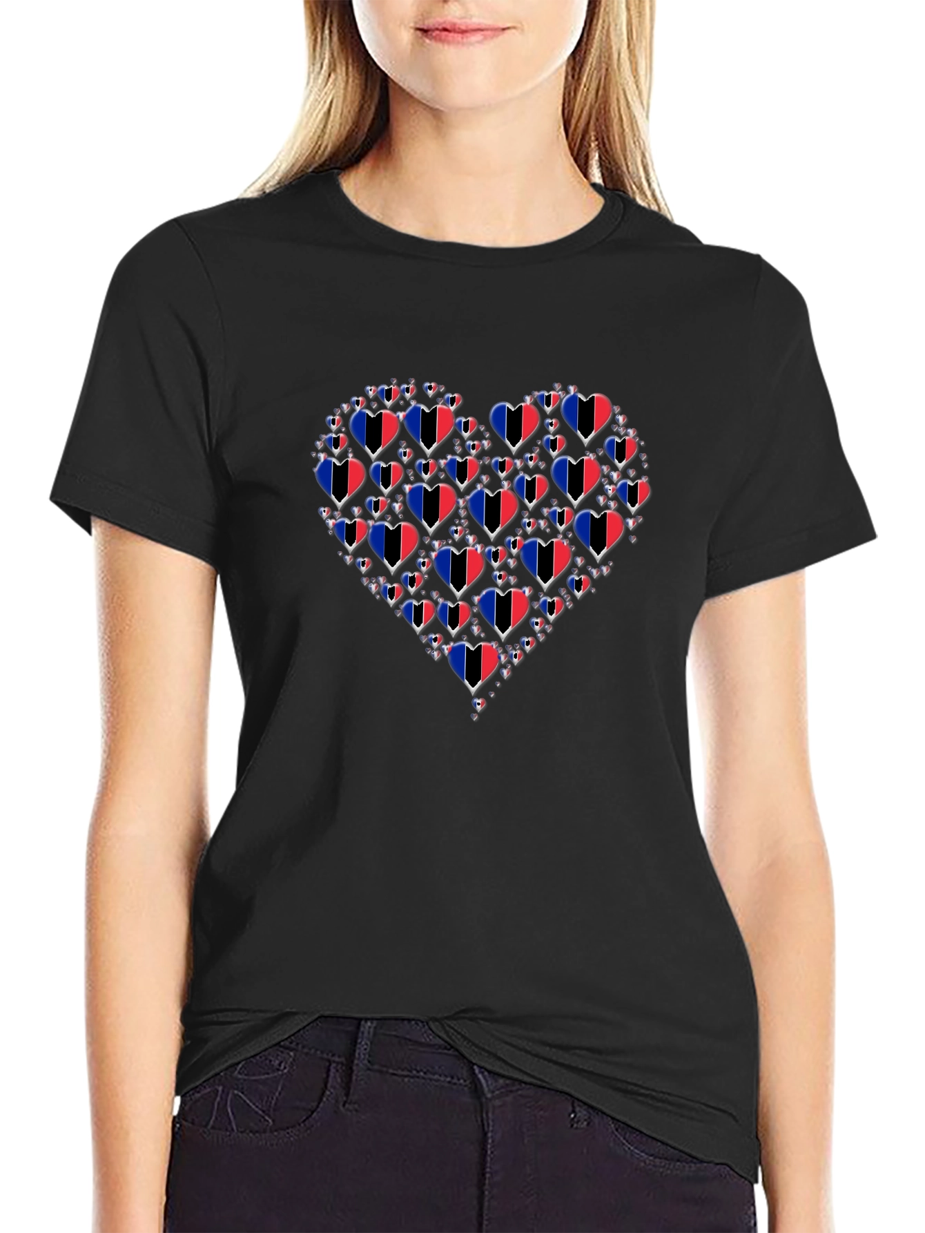 Heart Trinidad & Tobago Flag T-Shirt