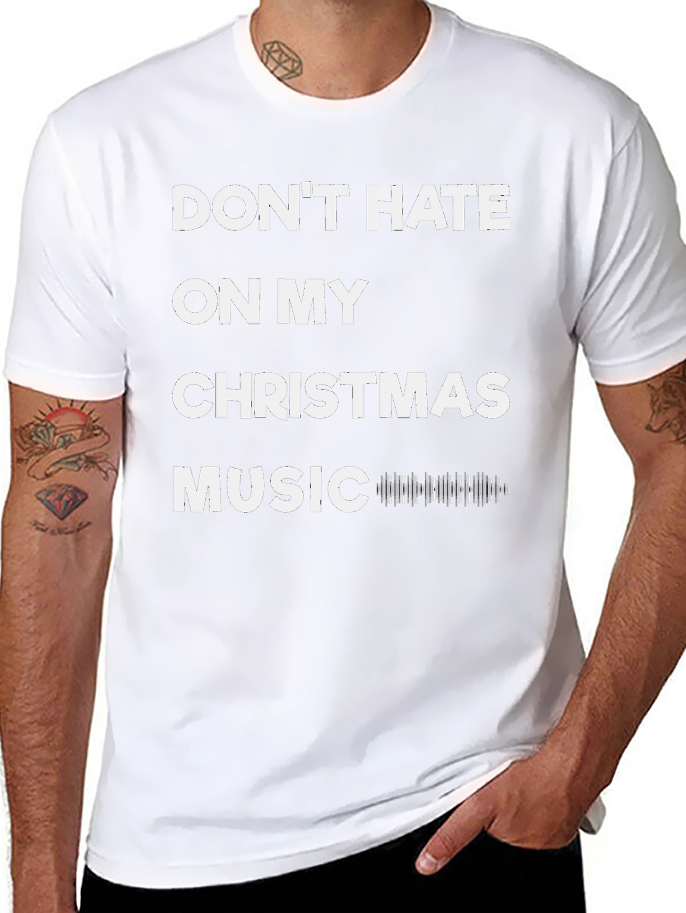 Dont Hate on My Christmas Music T-Shirt