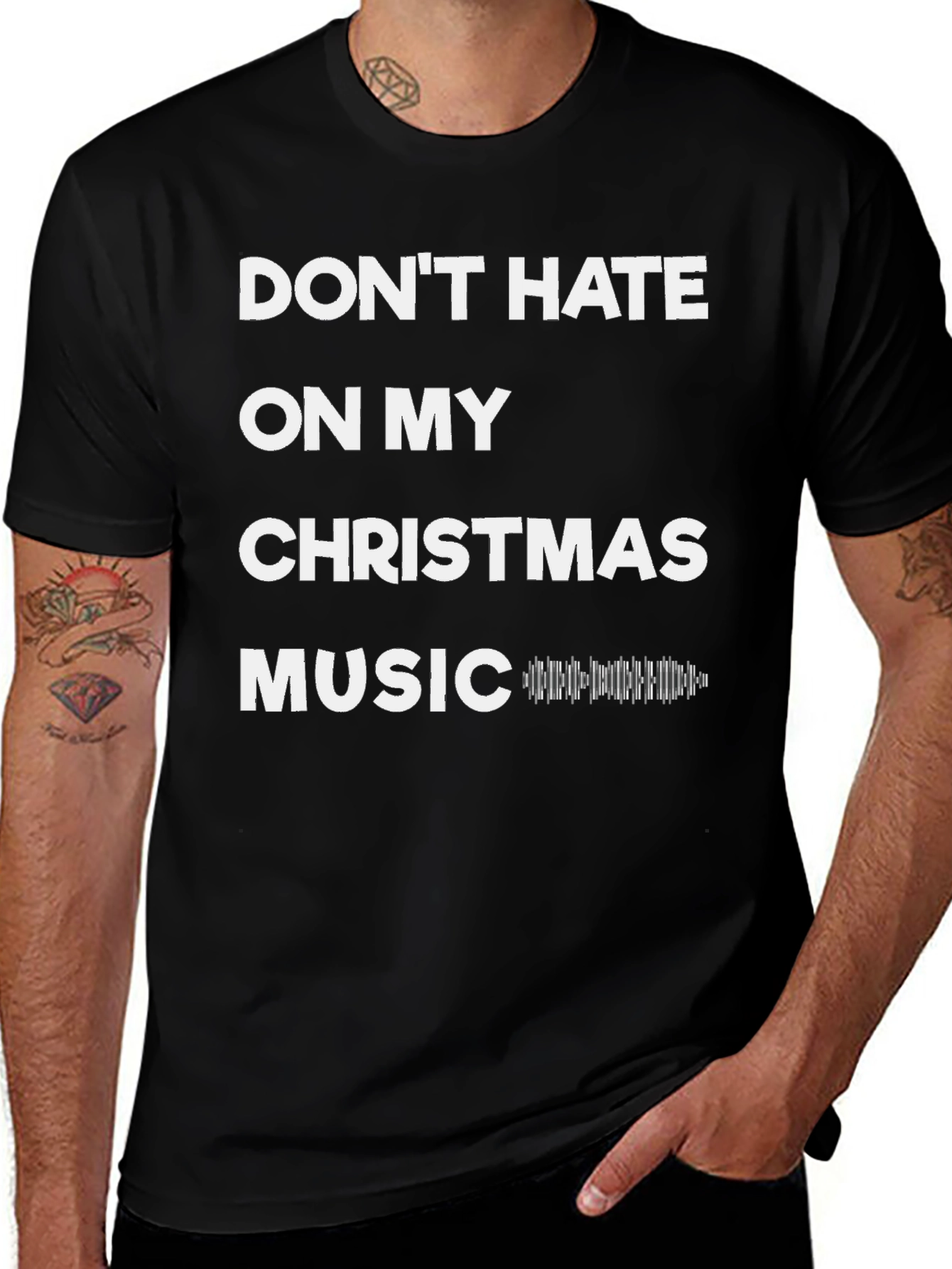 Dont Hate on My Christmas Music T-Shirt
