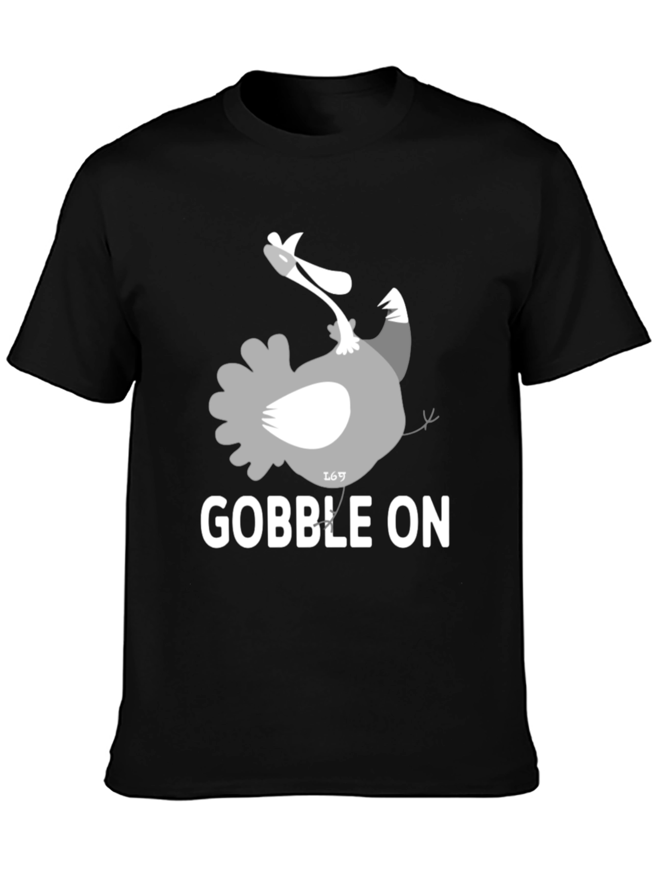 Gobble On Turkey Graphic Tee