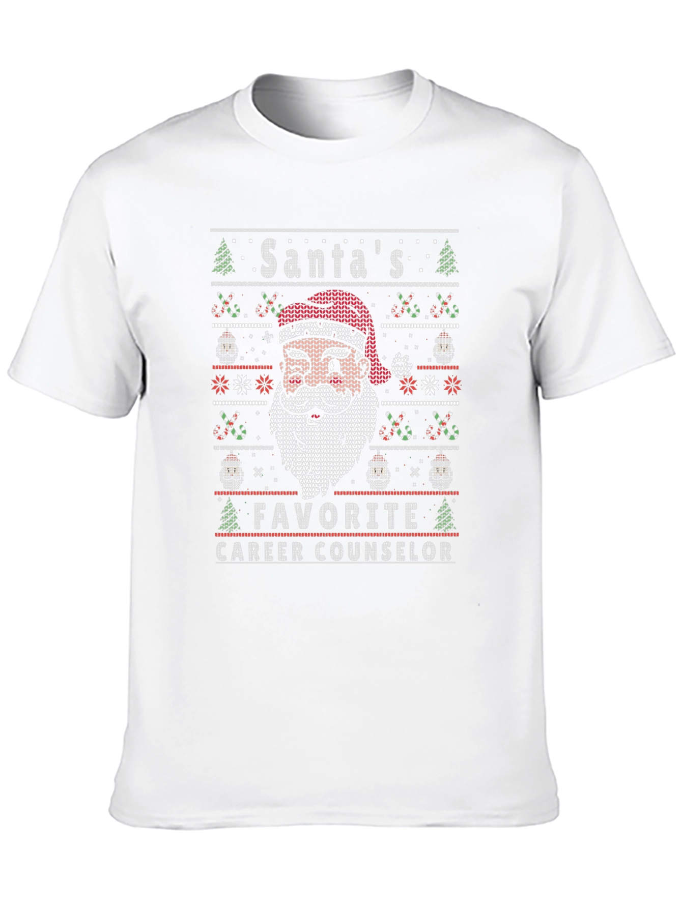 Santas Favorite Career Counselor Christmas Sweater T-Shirt