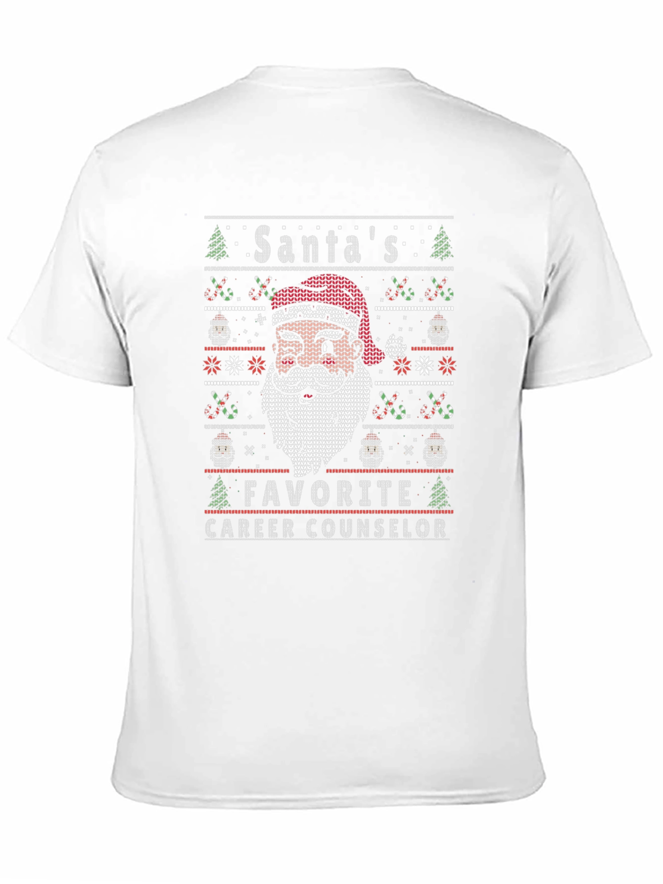 Santas Favorite Career Counselor Christmas Sweater T-Shirt
