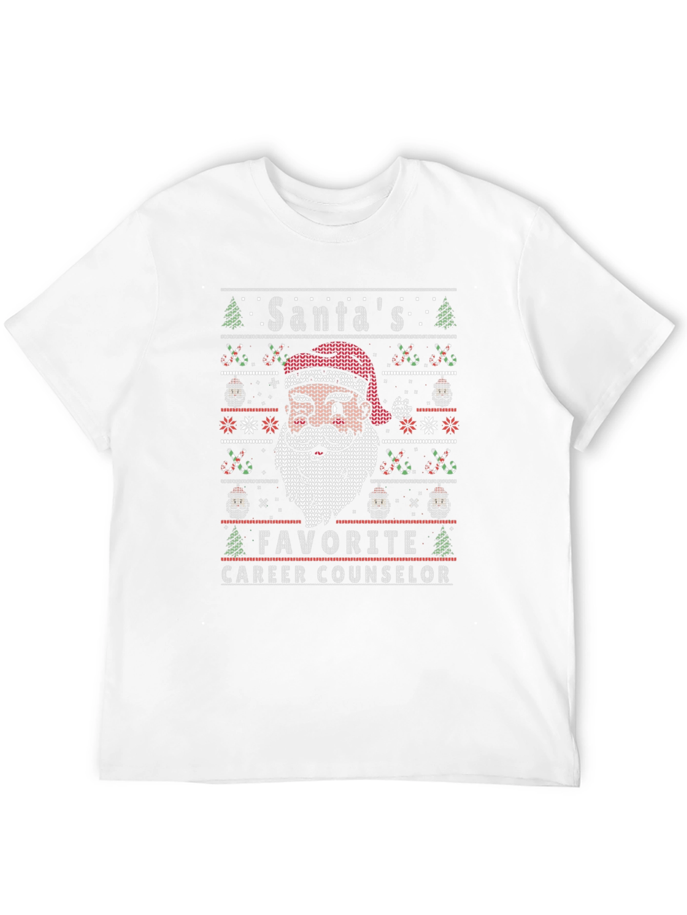 Santas Favorite Career Counselor Christmas Sweater T-Shirt