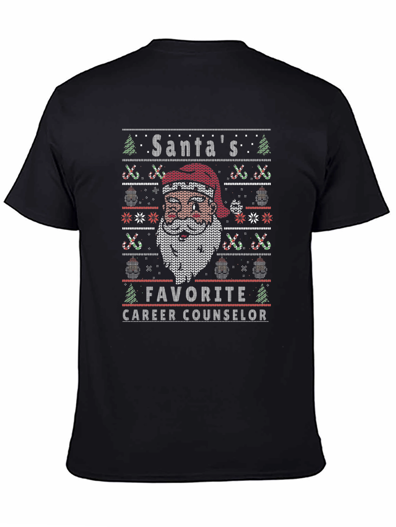 Santas Favorite Career Counselor Christmas Sweater T-Shirt