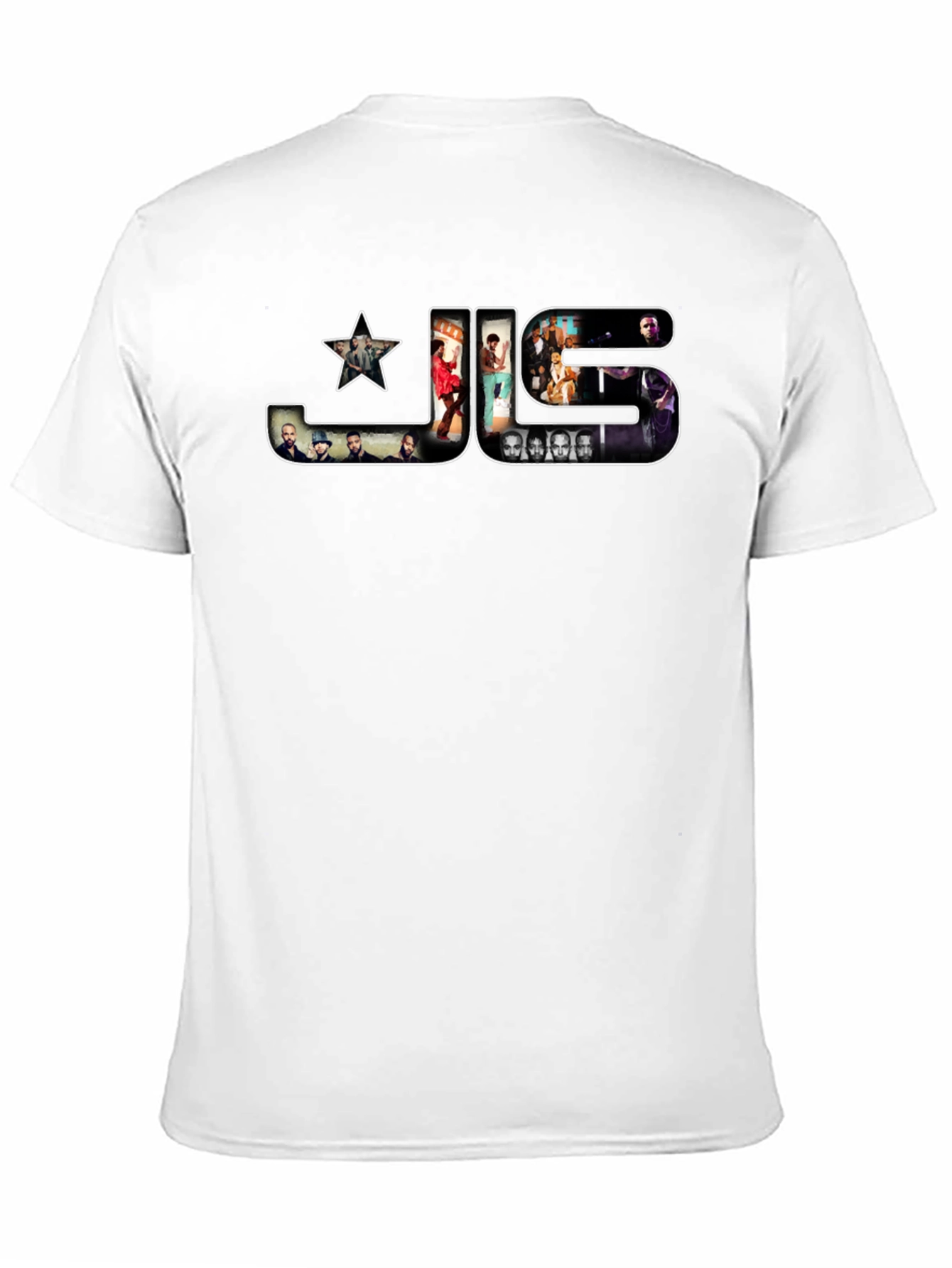 Black JLS Band Graphic Print T-Shirt