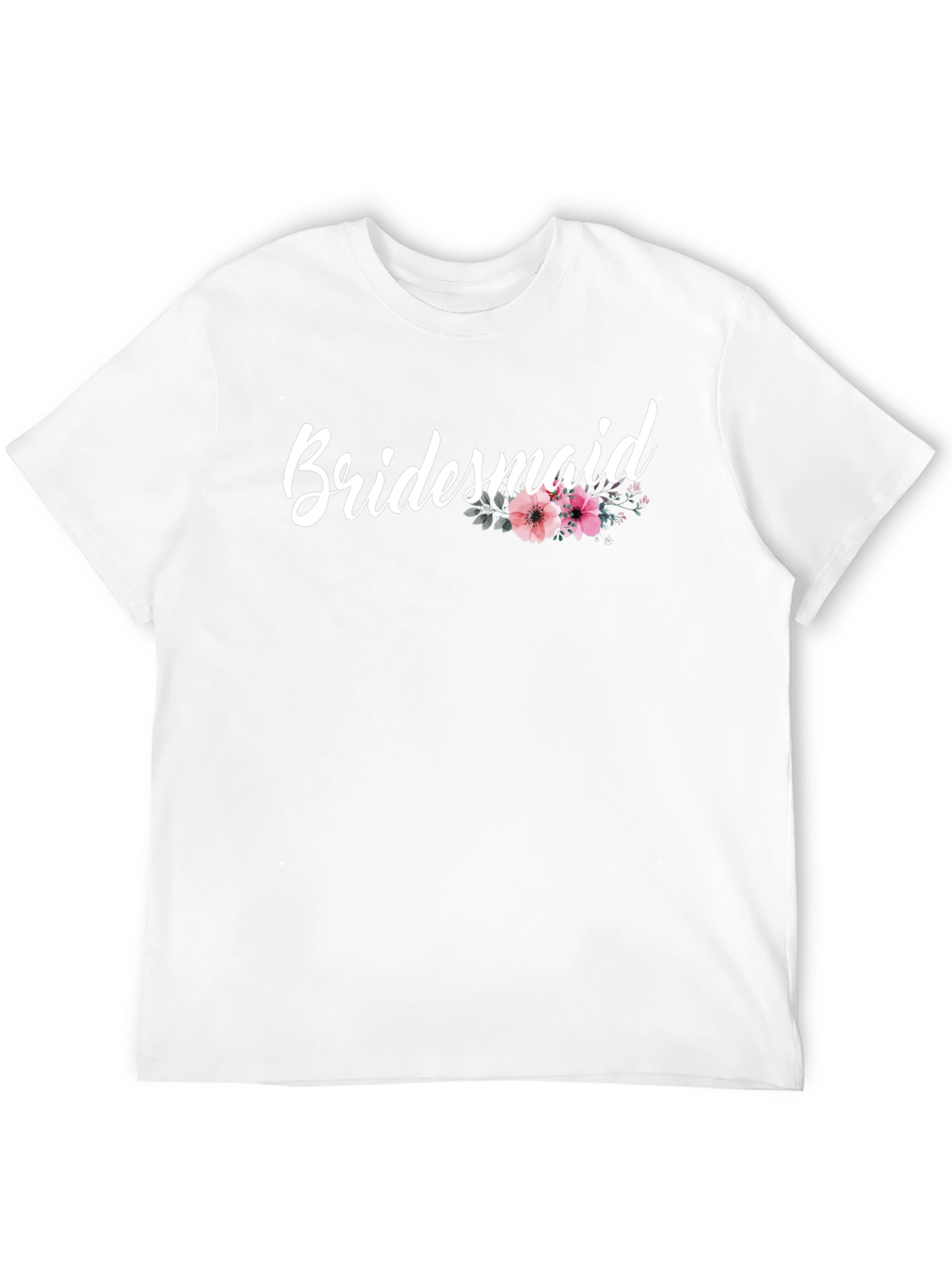 Bridesmaid Floral T-Shirt - Wedding Party Tee