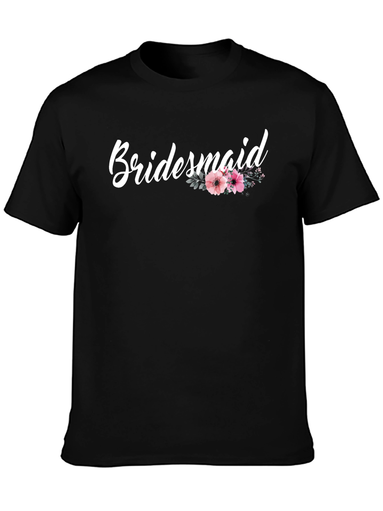 Bridesmaid Floral T-Shirt - Wedding Party Tee
