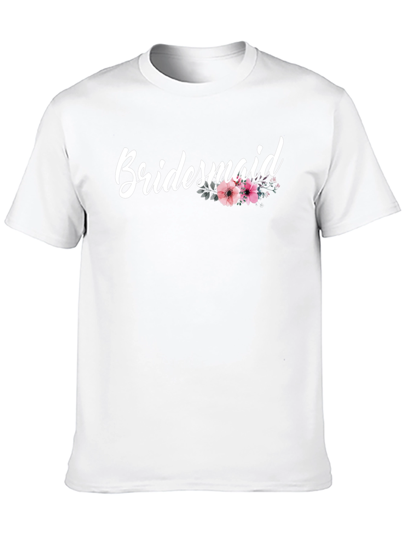 Bridesmaid Floral T-Shirt - Wedding Party Tee