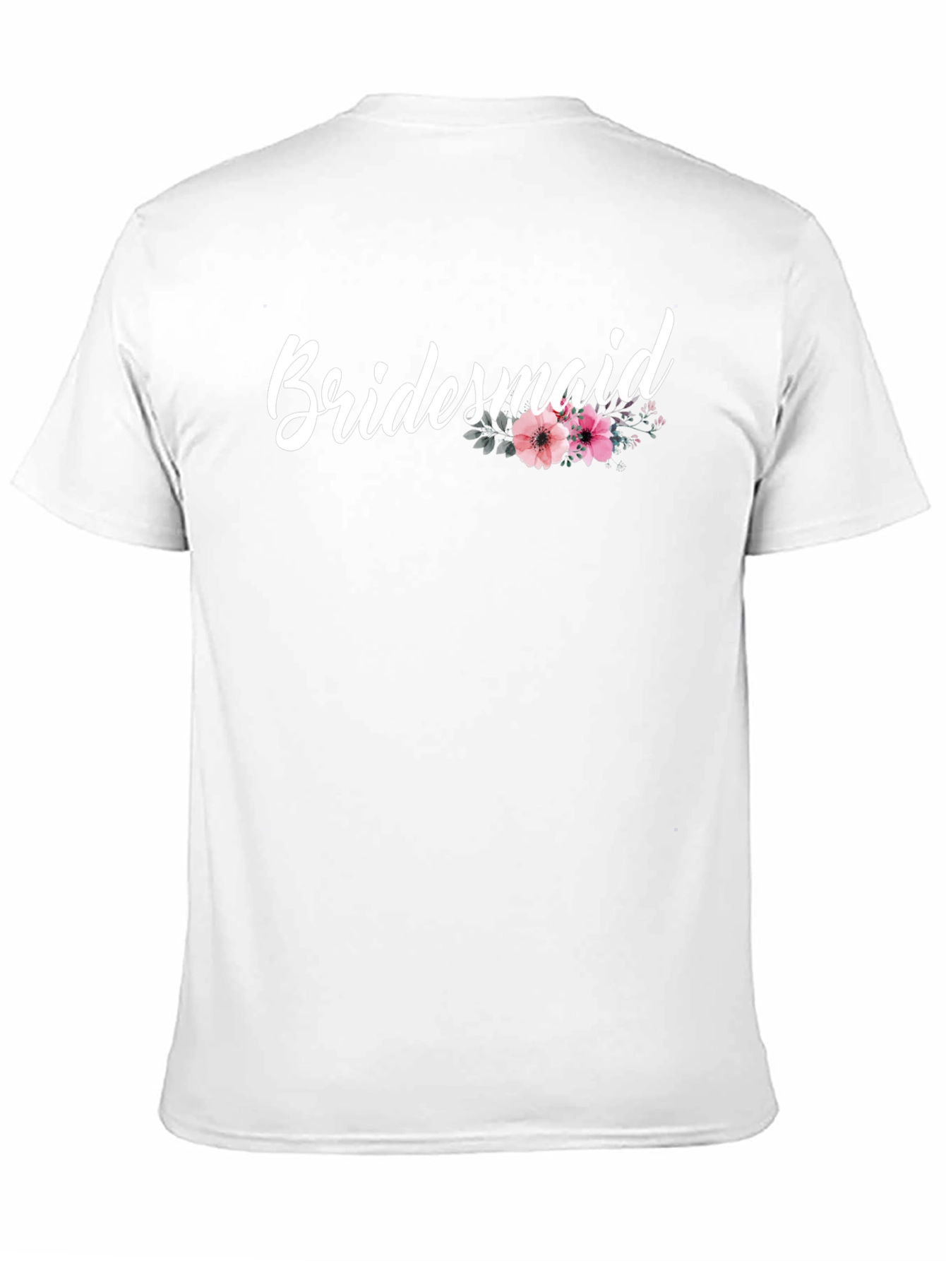 Bridesmaid Floral T-Shirt - Wedding Party Tee