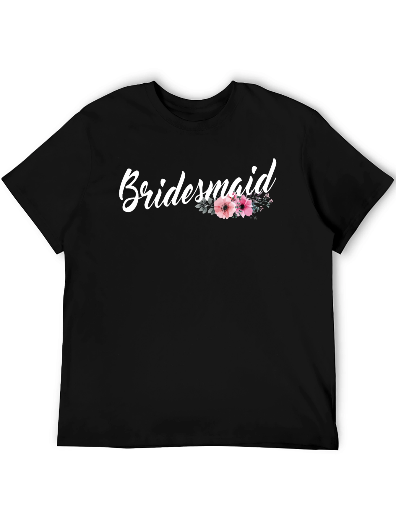 Bridesmaid Floral T-Shirt - Wedding Party Tee