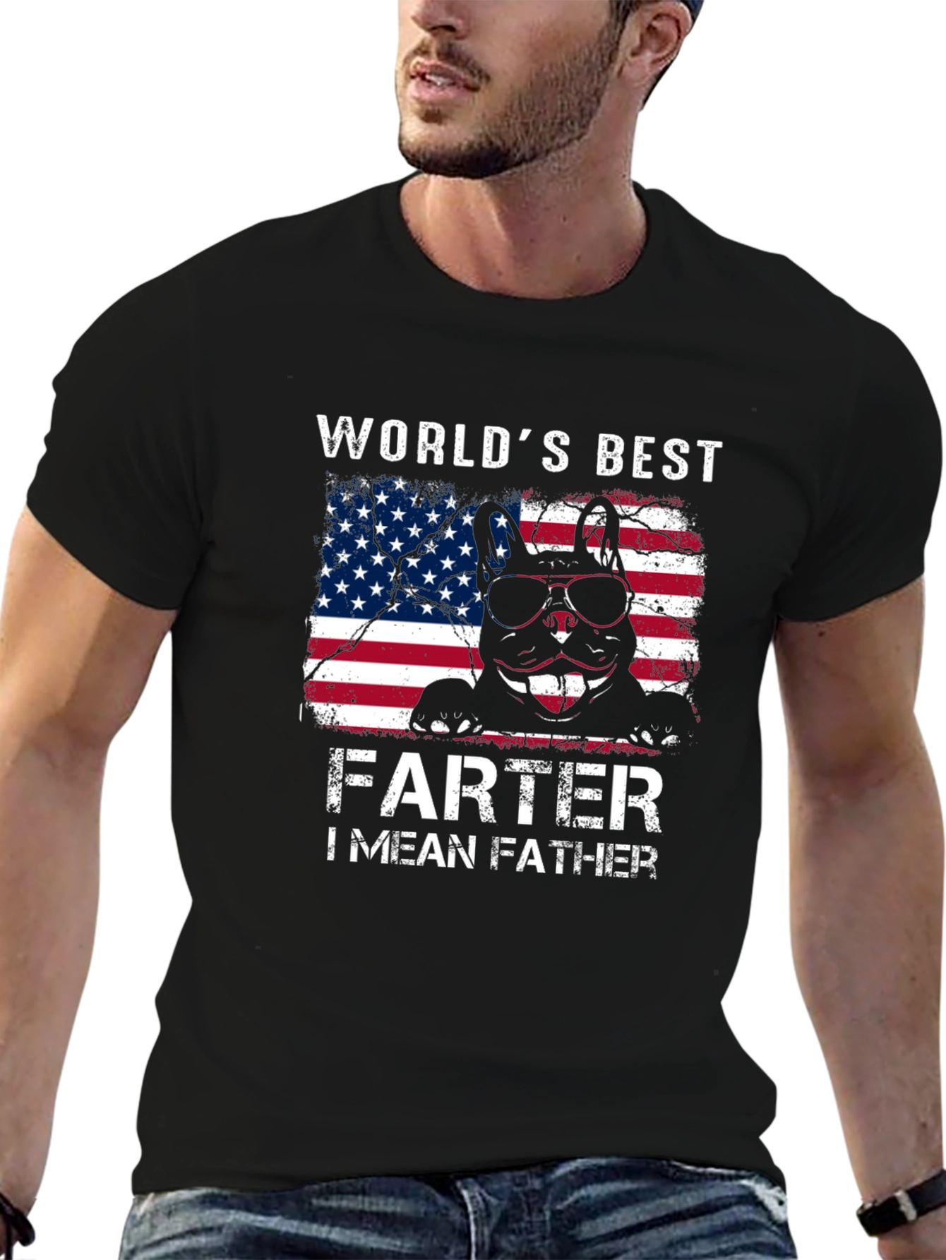 Worlds Best Farter I Mean Father Graphic T-Shirt
