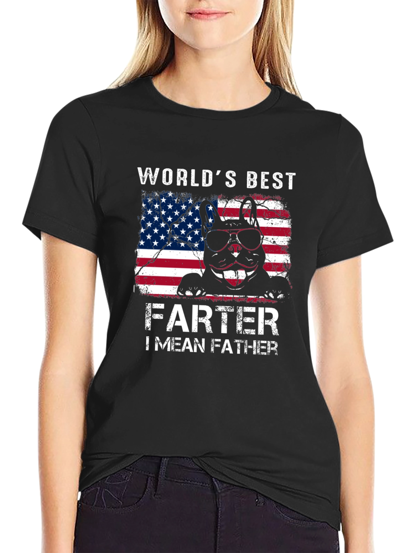 Worlds Best Farter I Mean Father Graphic T-Shirt