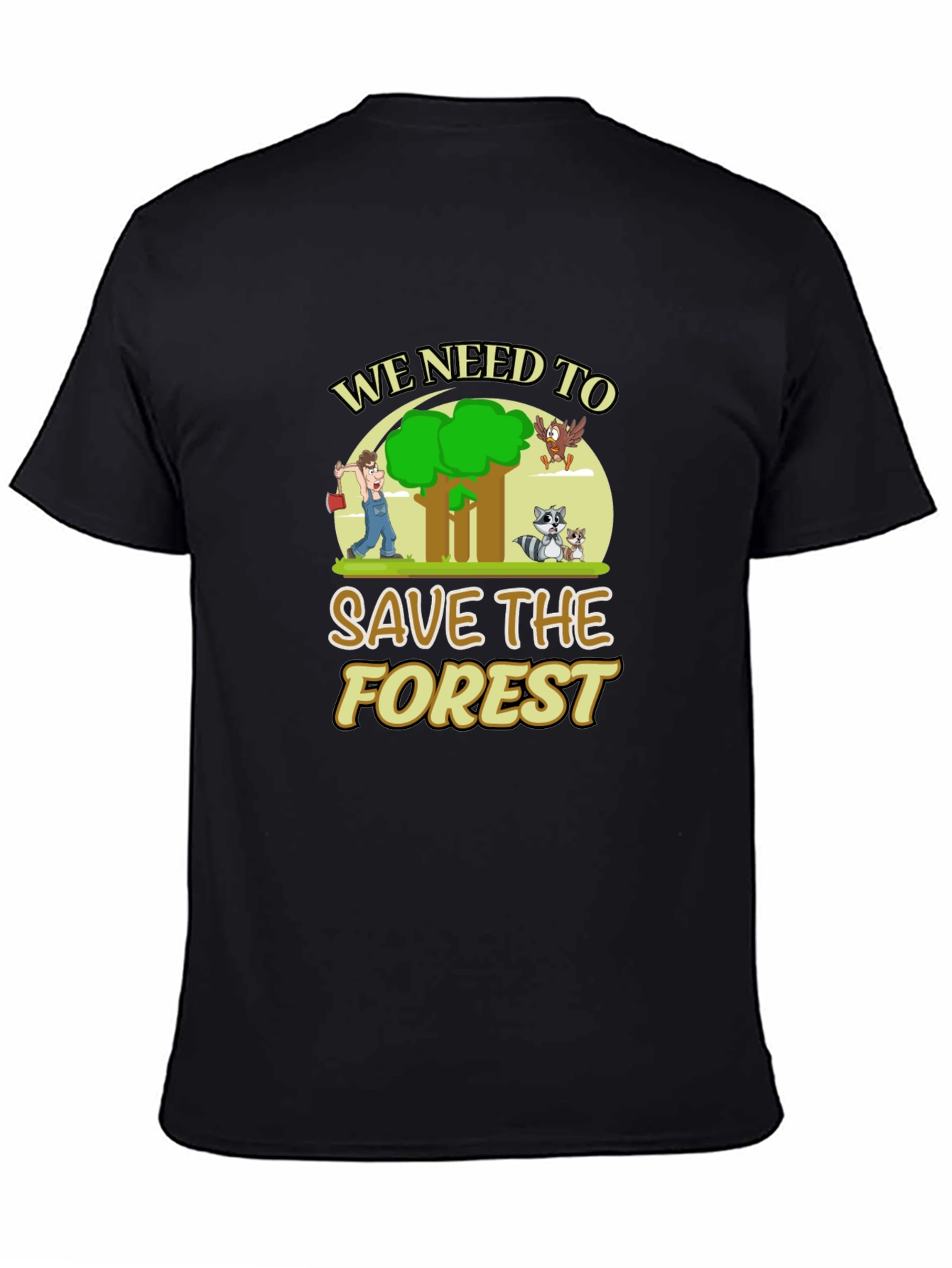 Save the Forest Graphic T-Shirt