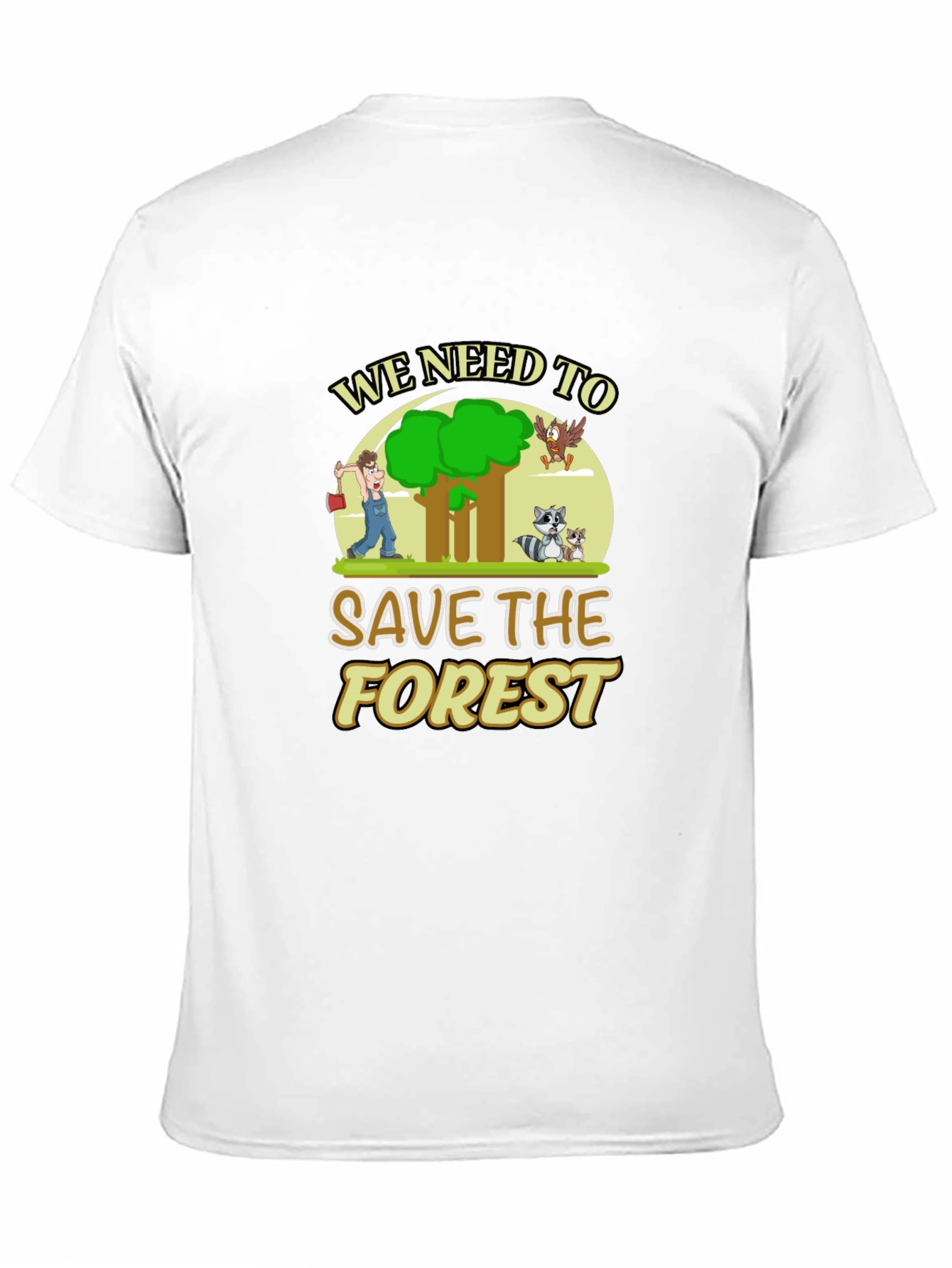 Save the Forest Graphic T-Shirt