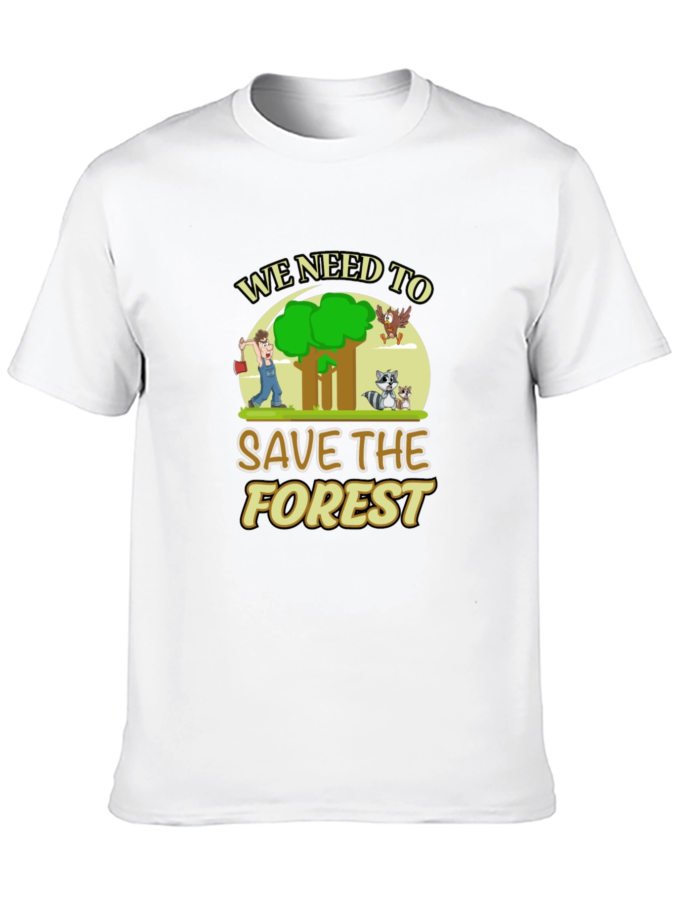 Save the Forest Graphic T-Shirt