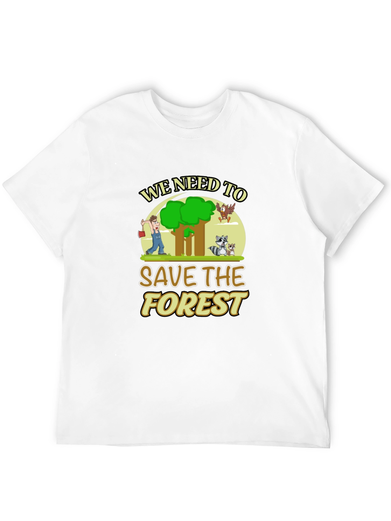 Save the Forest Graphic T-Shirt