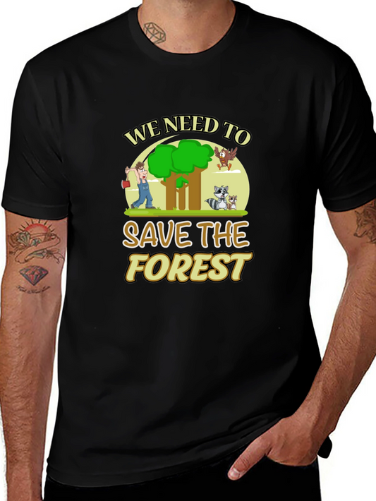 Save the Forest Graphic T-Shirt